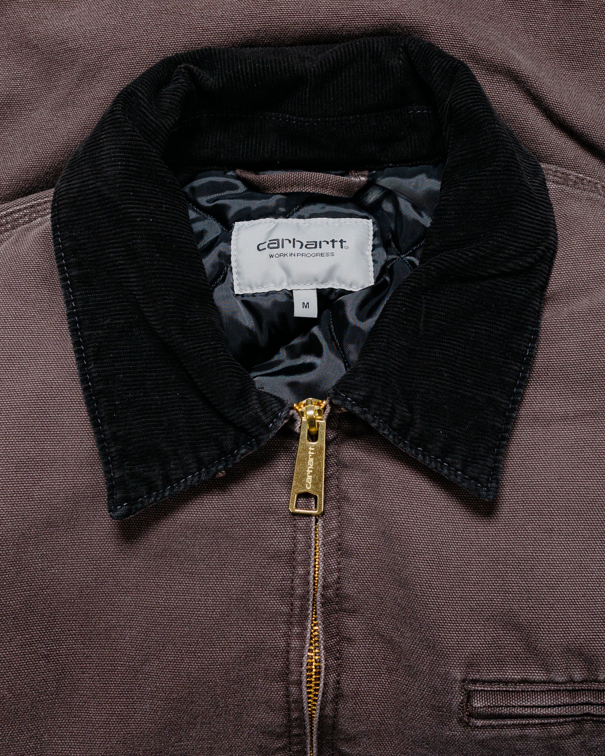 Carhartt W.I.P. OG Detroit Jacket Tobacco/Black Stone Canvas - Image 5