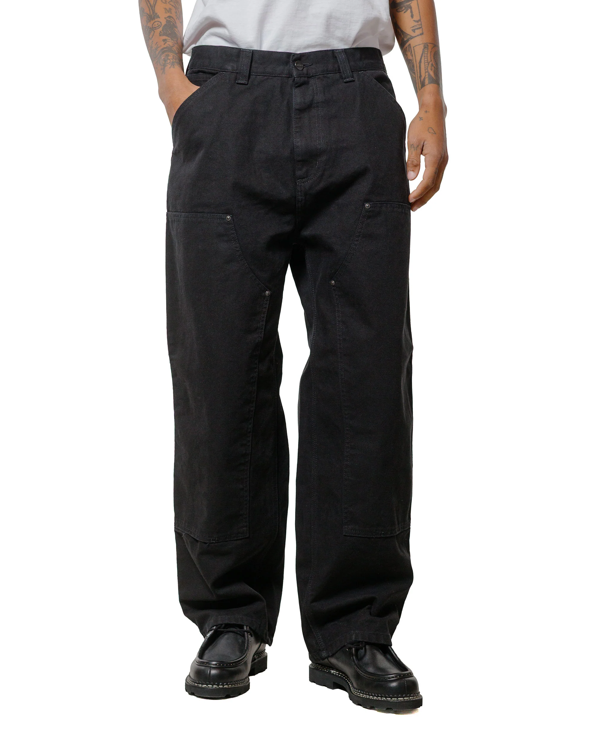 Carhartt W.I.P. OG Double Knee Pant Black Stone Washed - Image 2
