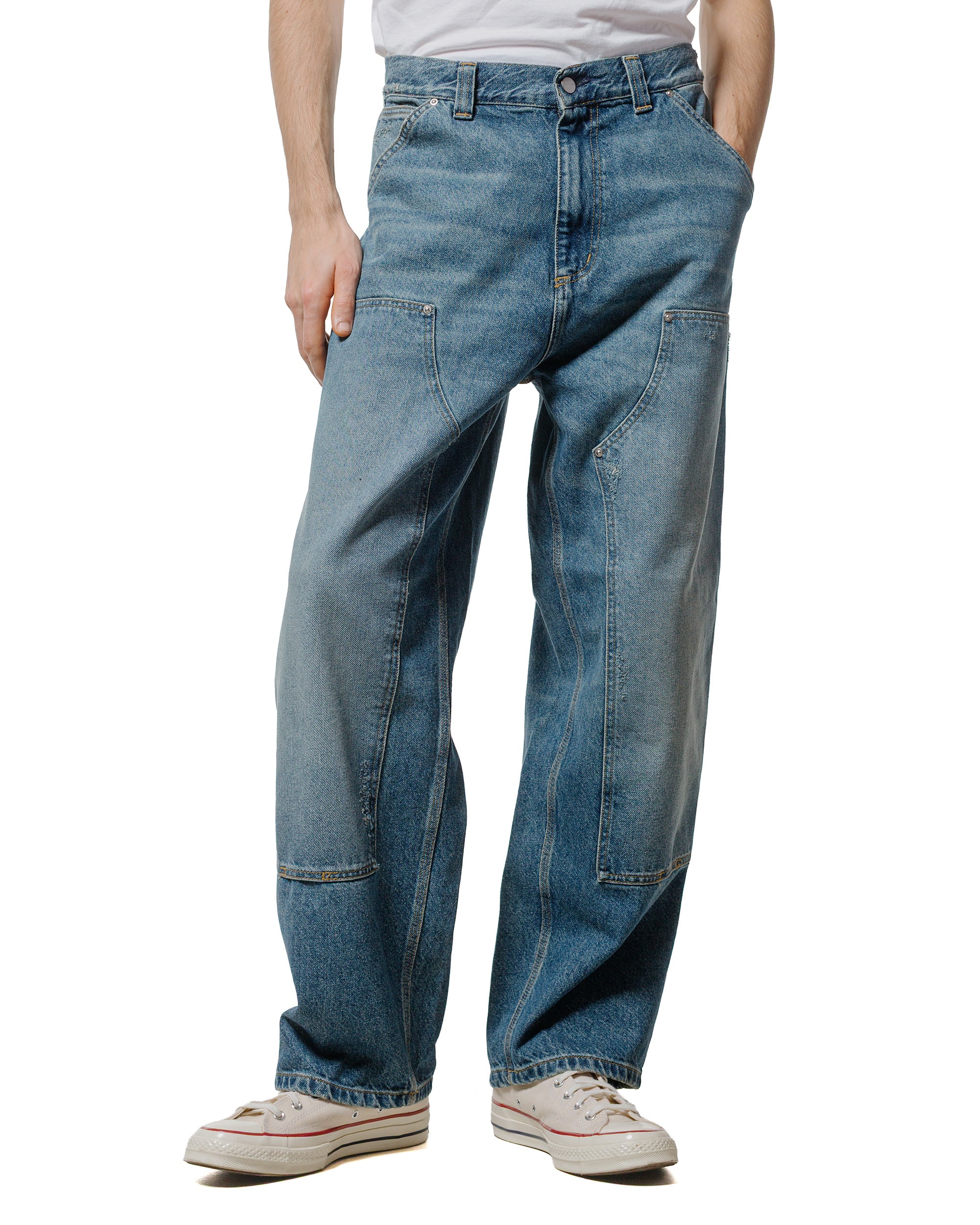 Carhartt W.I.P. OG Double Knee Pant Blue Grind Wash - Image 2