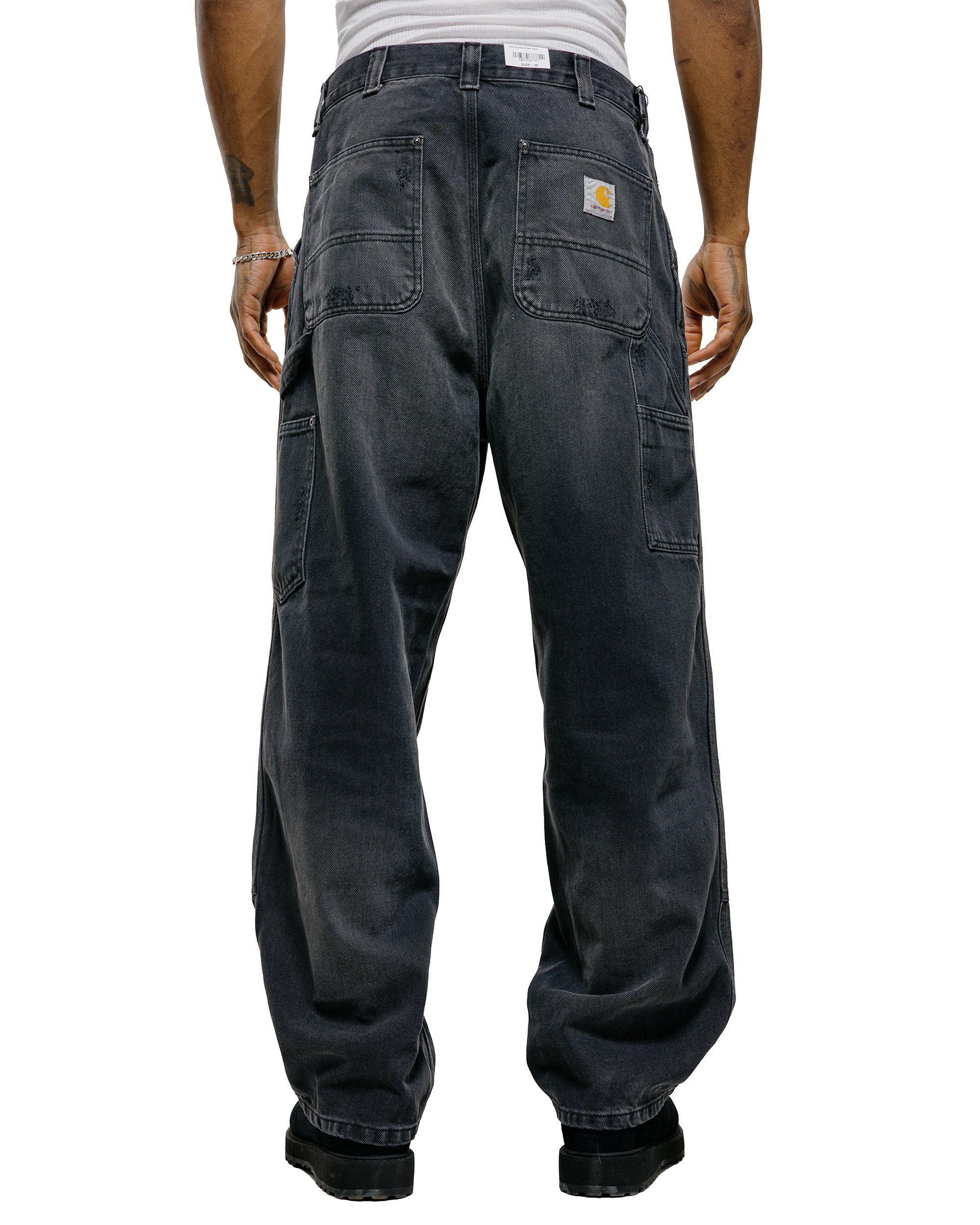 Carhartt W.I.P. OG Double Knee Pant Denim Black Stone Washed - Image 3