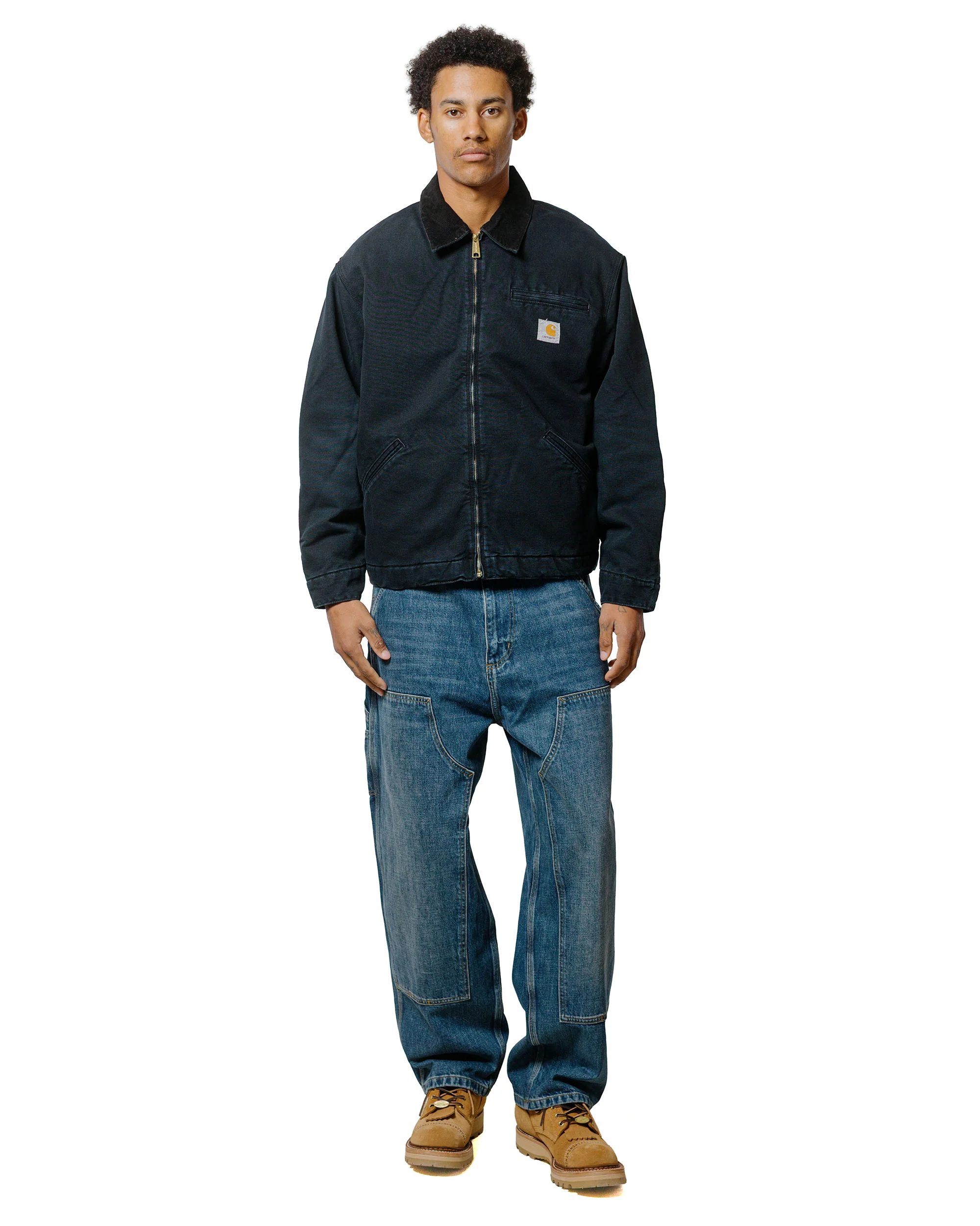 Carhartt W.I.P. OG Double Knee Pant Denim Blue Dark Used Wash - Image 4
