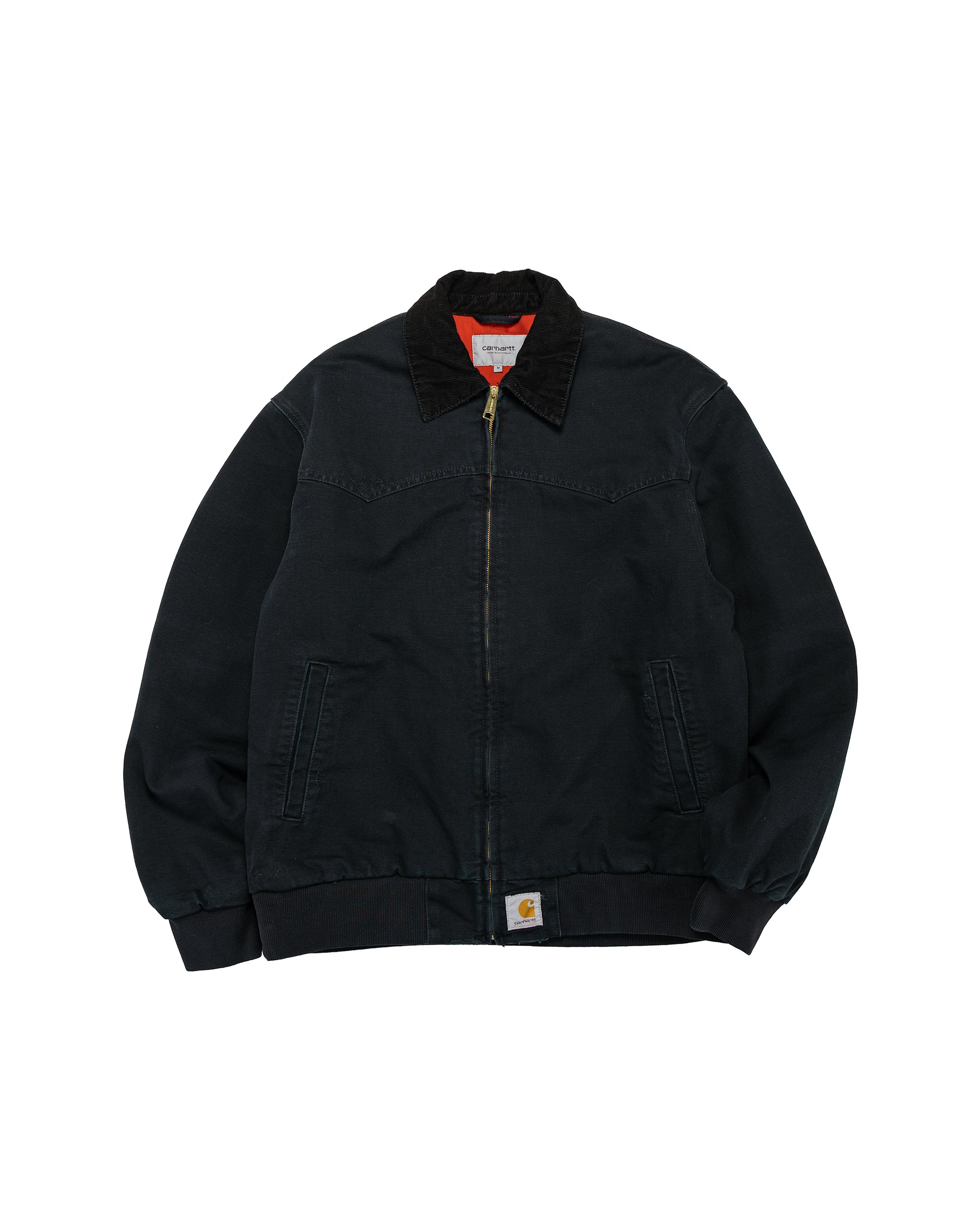 Carhartt W.I.P. OG Santa Fe Coat Black/Black Grind Wash
