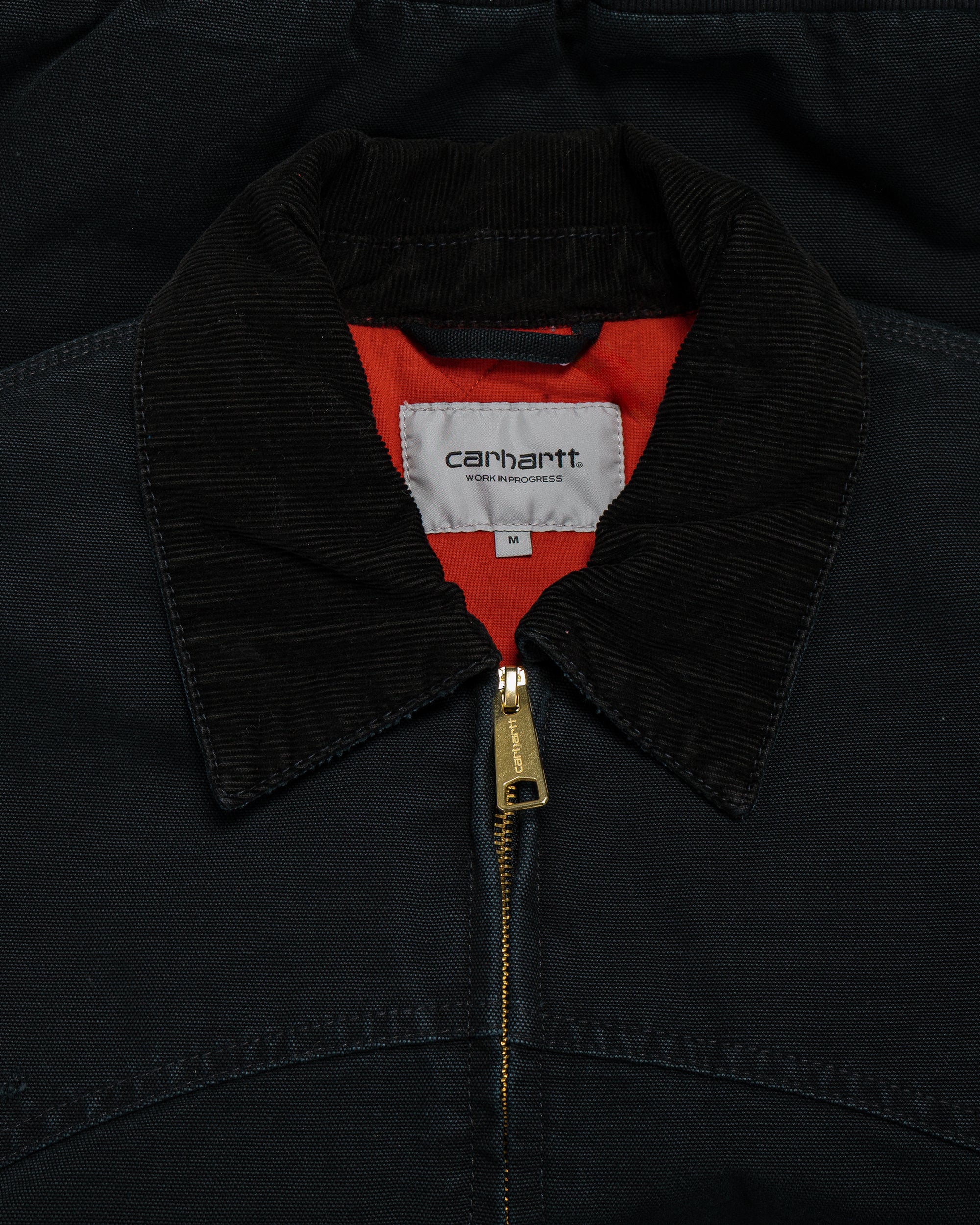 Carhartt W.I.P. OG Santa Fe Coat Black/Black Grind Wash - Image 5