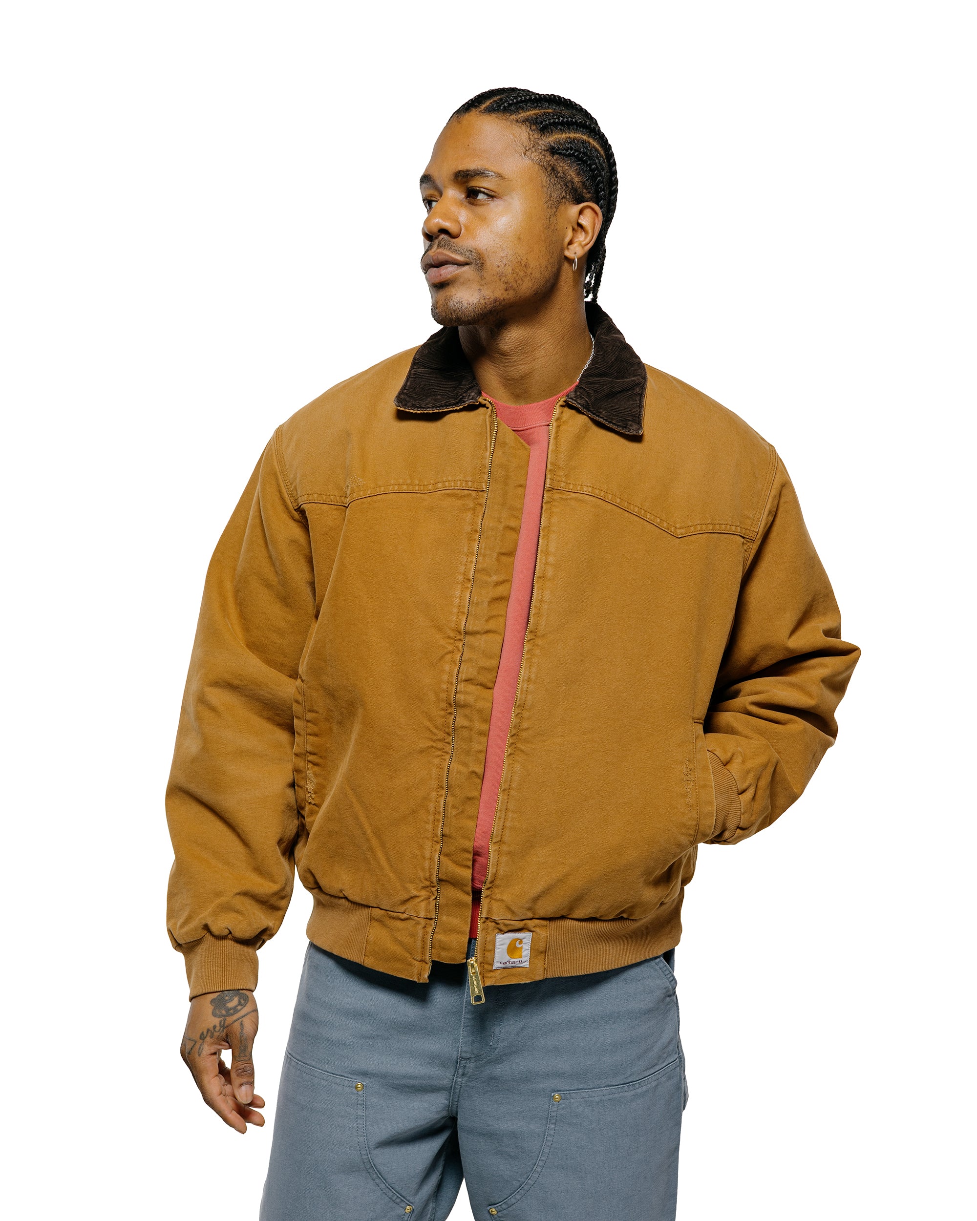 Carhartt W.I.P. OG Santa Fe Jacket Hamilton Brown/Tobacco Grind Wash - Image 2
