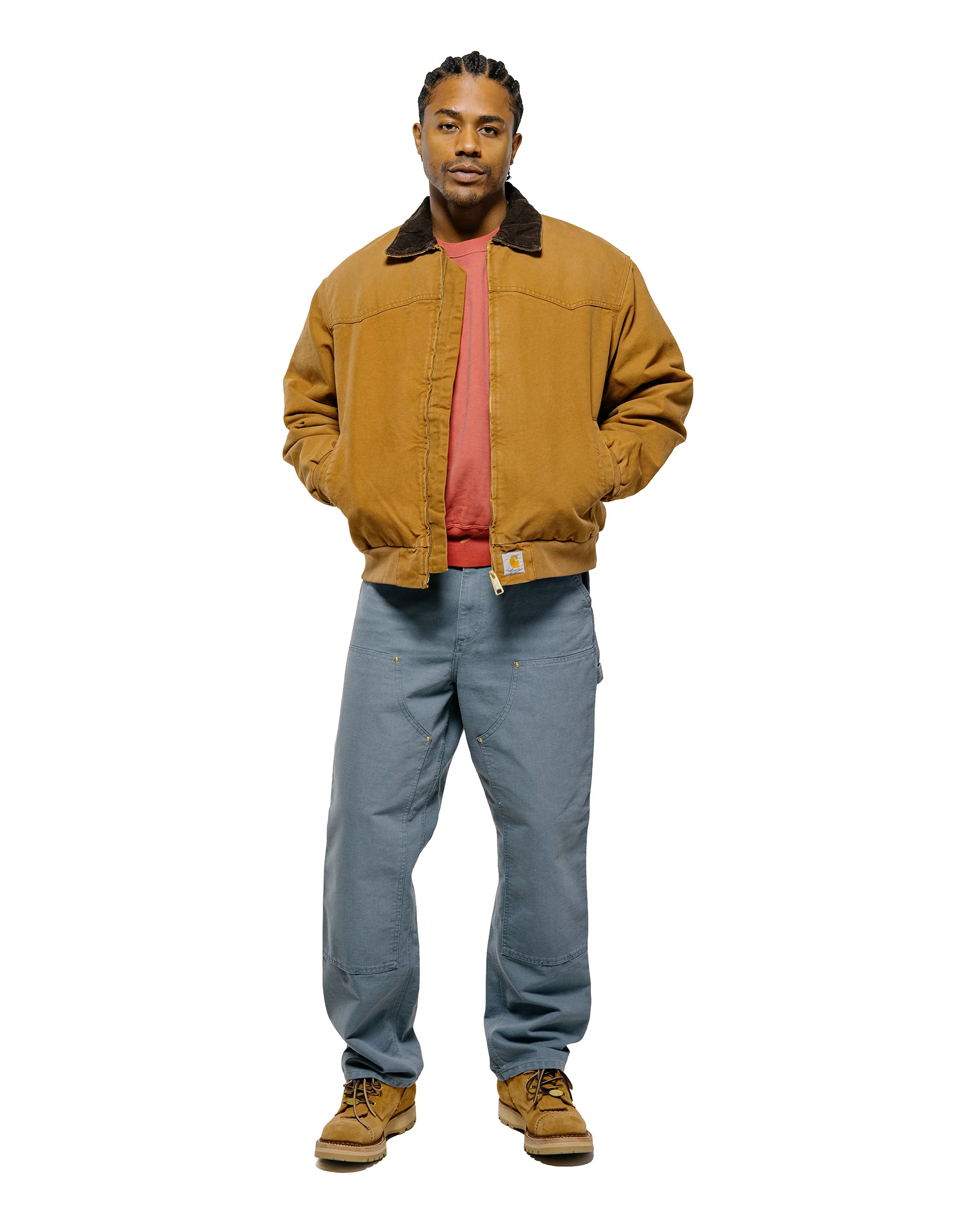 Carhartt W.I.P. OG Santa Fe Jacket Hamilton Brown/Tobacco Grind Wash - Image 4