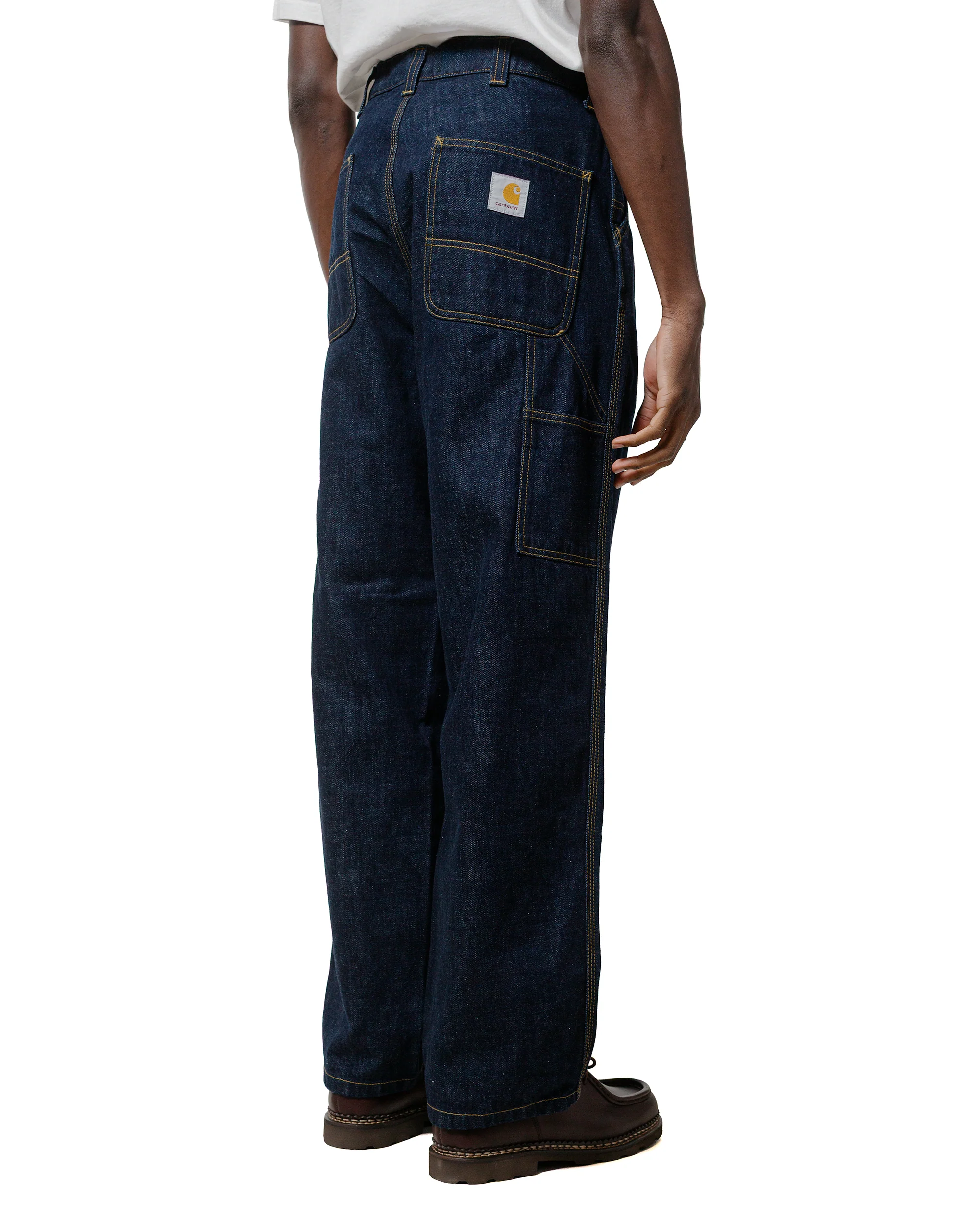 Carhartt W.I.P. OG Single Knee Pant Blue Rinsed - Image 3