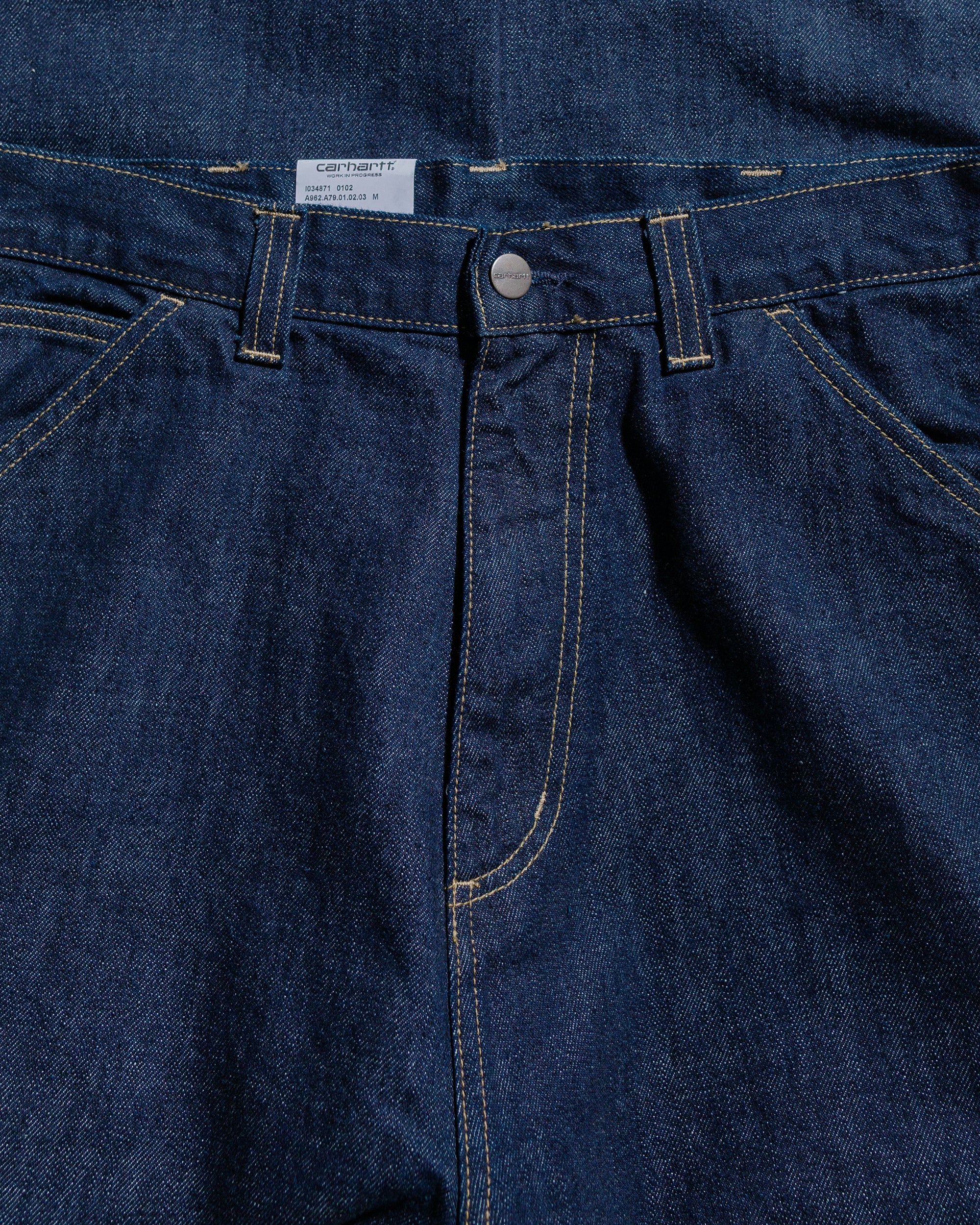 Carhartt W.I.P. OG Single Knee Pant Blue Rinsed - Image 5