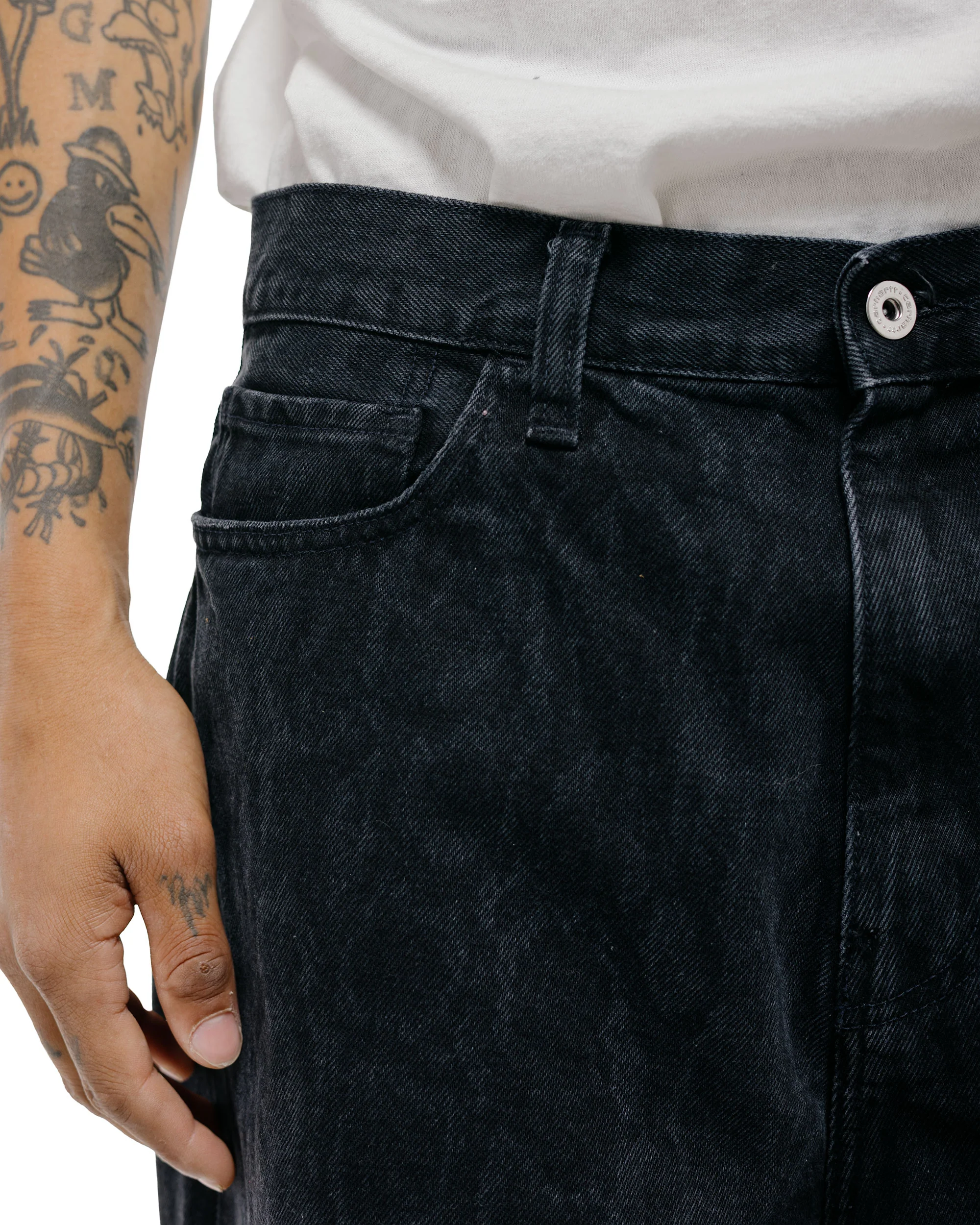 Carhartt W.I.P. Snake Landon Pant Snake Camo/Black Heavy Stone Wash - Image 3