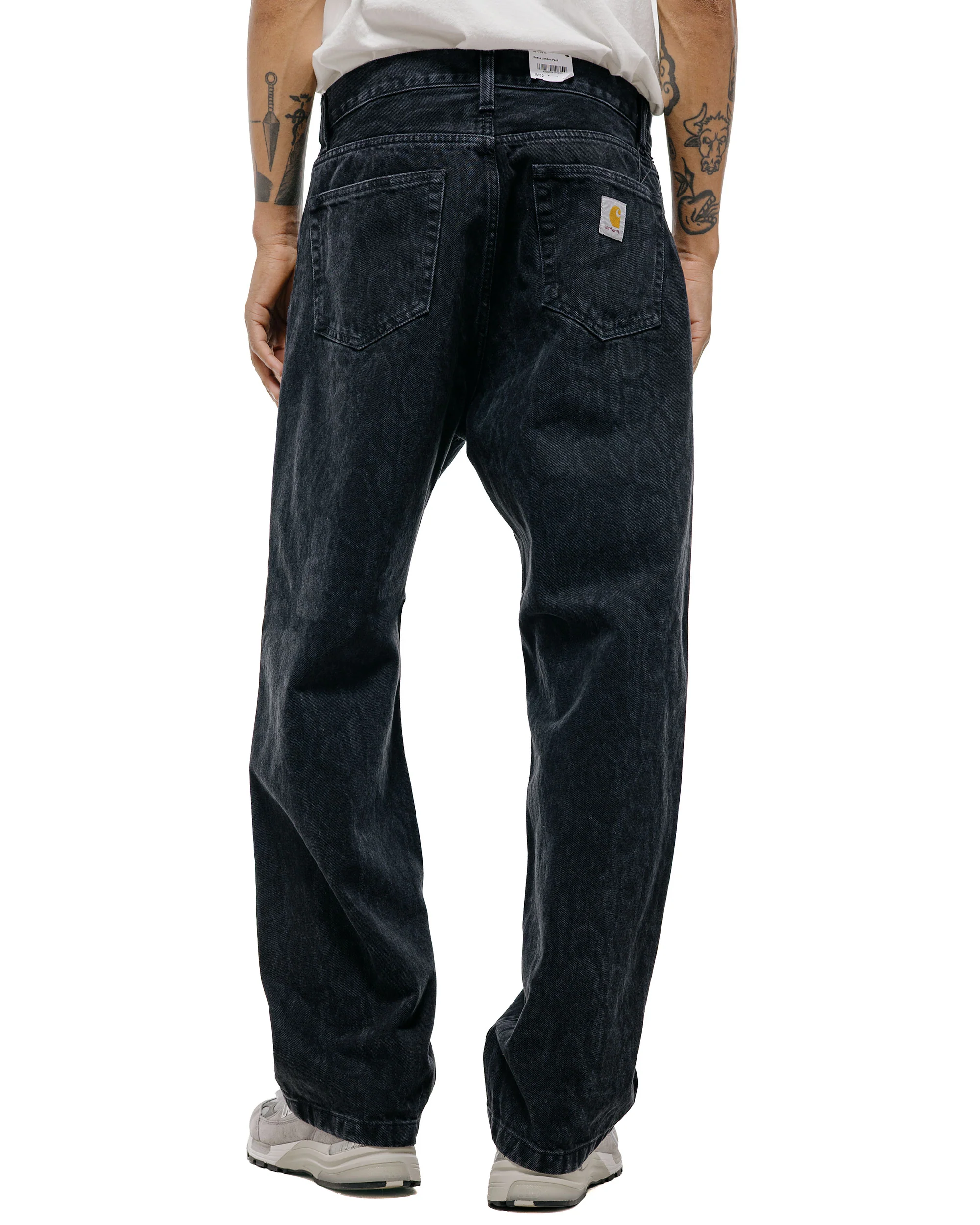 Carhartt W.I.P. Snake Landon Pant Snake Camo/Black Heavy Stone Wash - Image 4