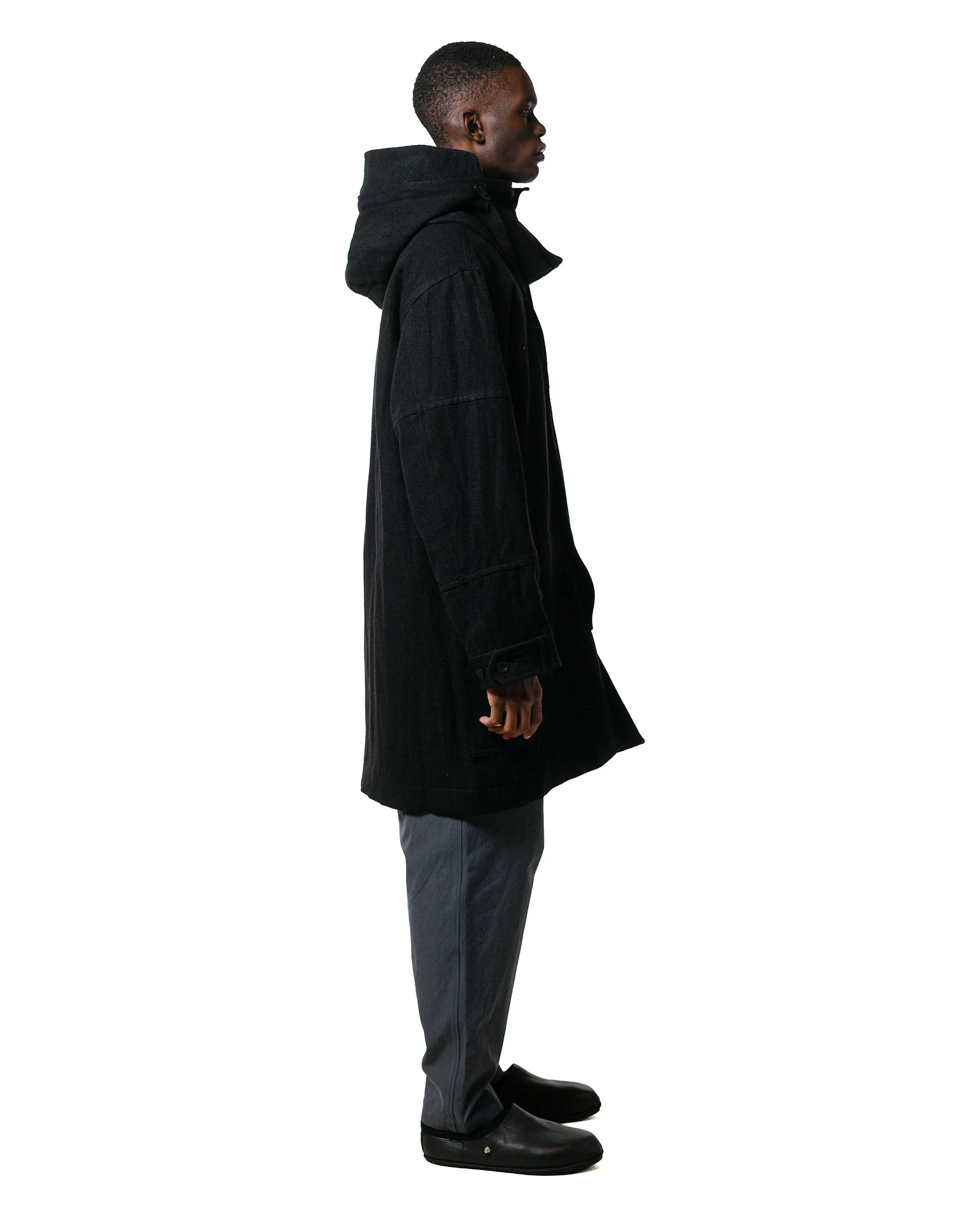 CASEY CASEY Henry Parka Cognac Black - Image 4