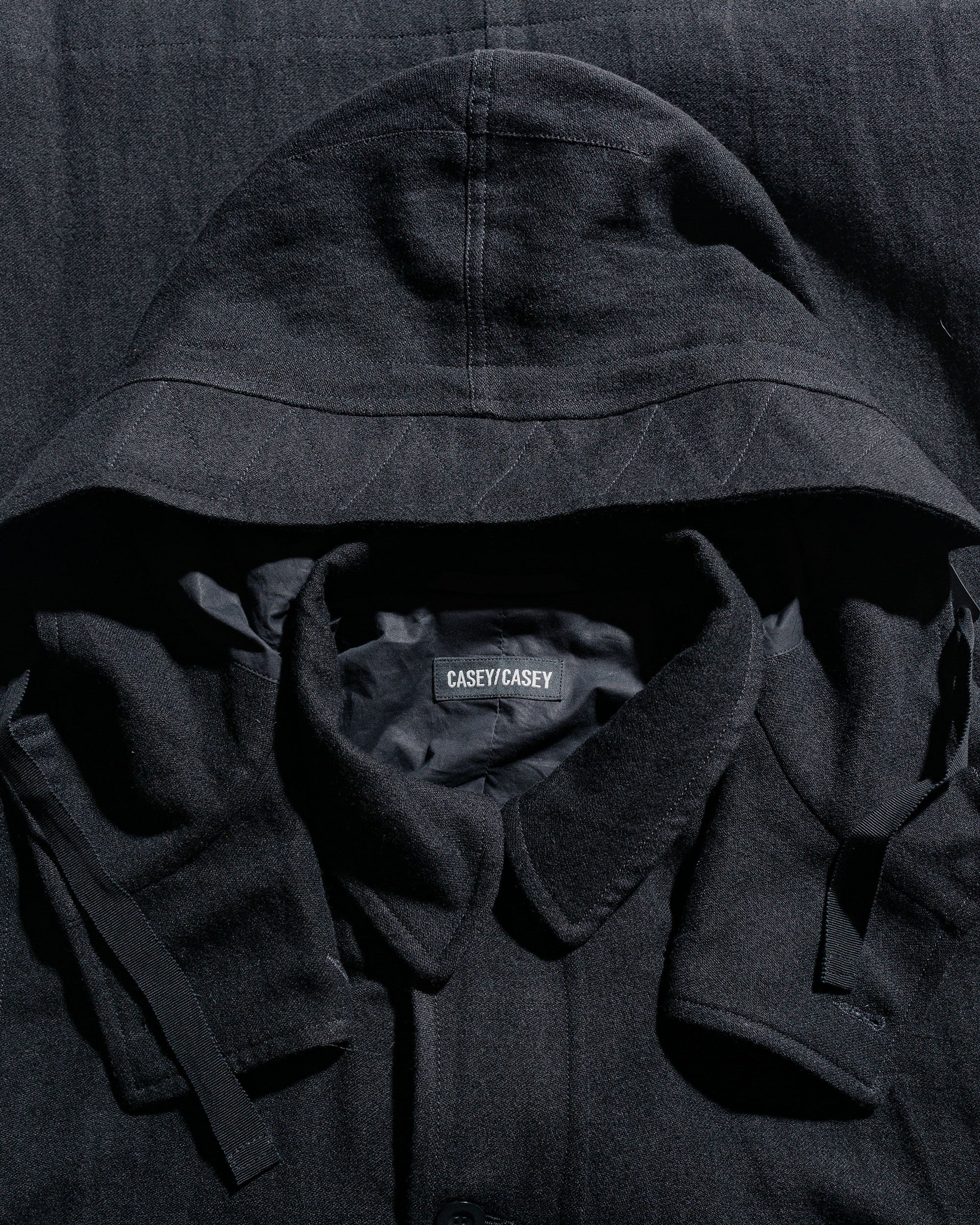 CASEY CASEY Henry Parka Cognac Black - Image 8