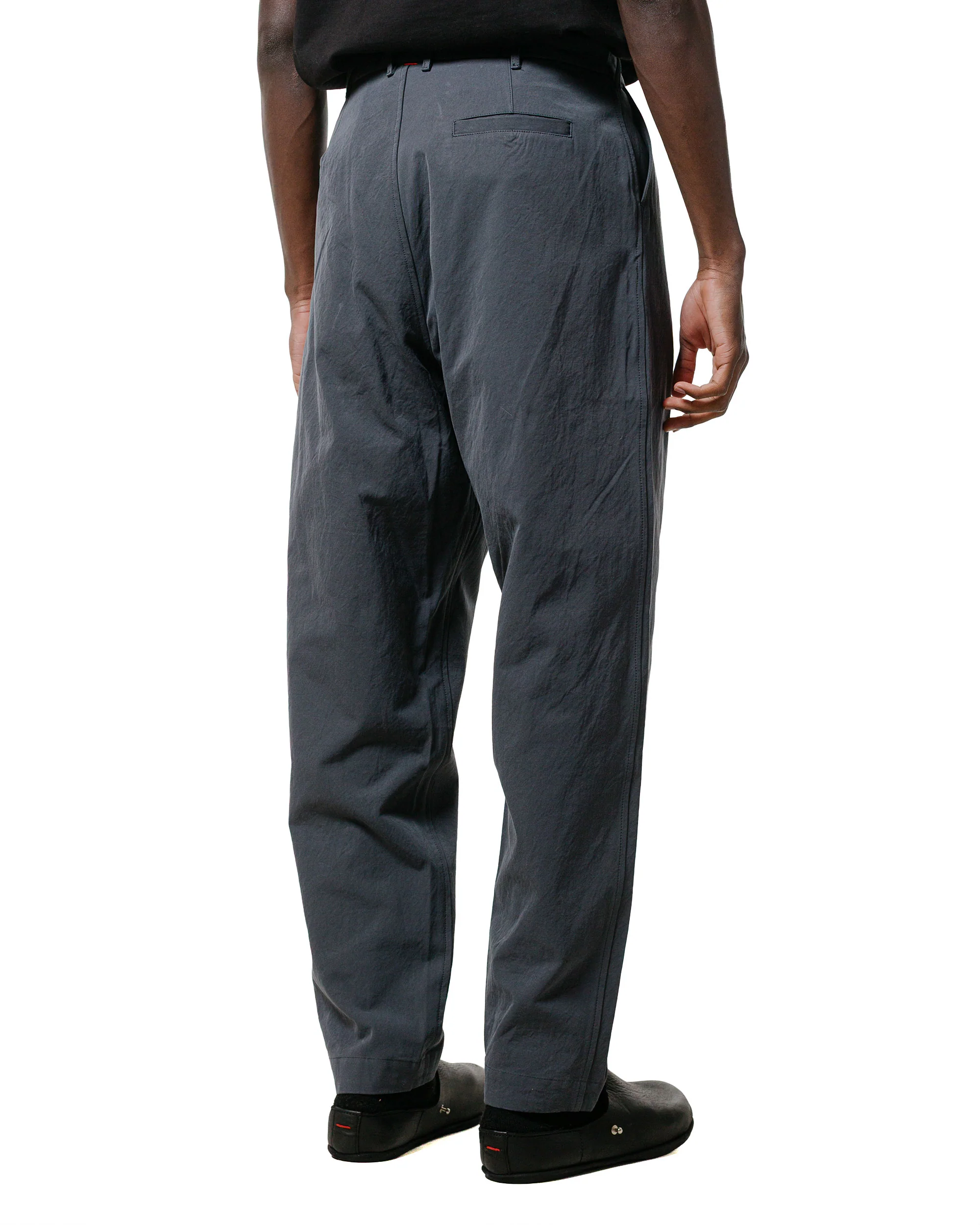 CASEY CASEY Mili Hiroshi Pant Double Cot Blu Skull - Image 3
