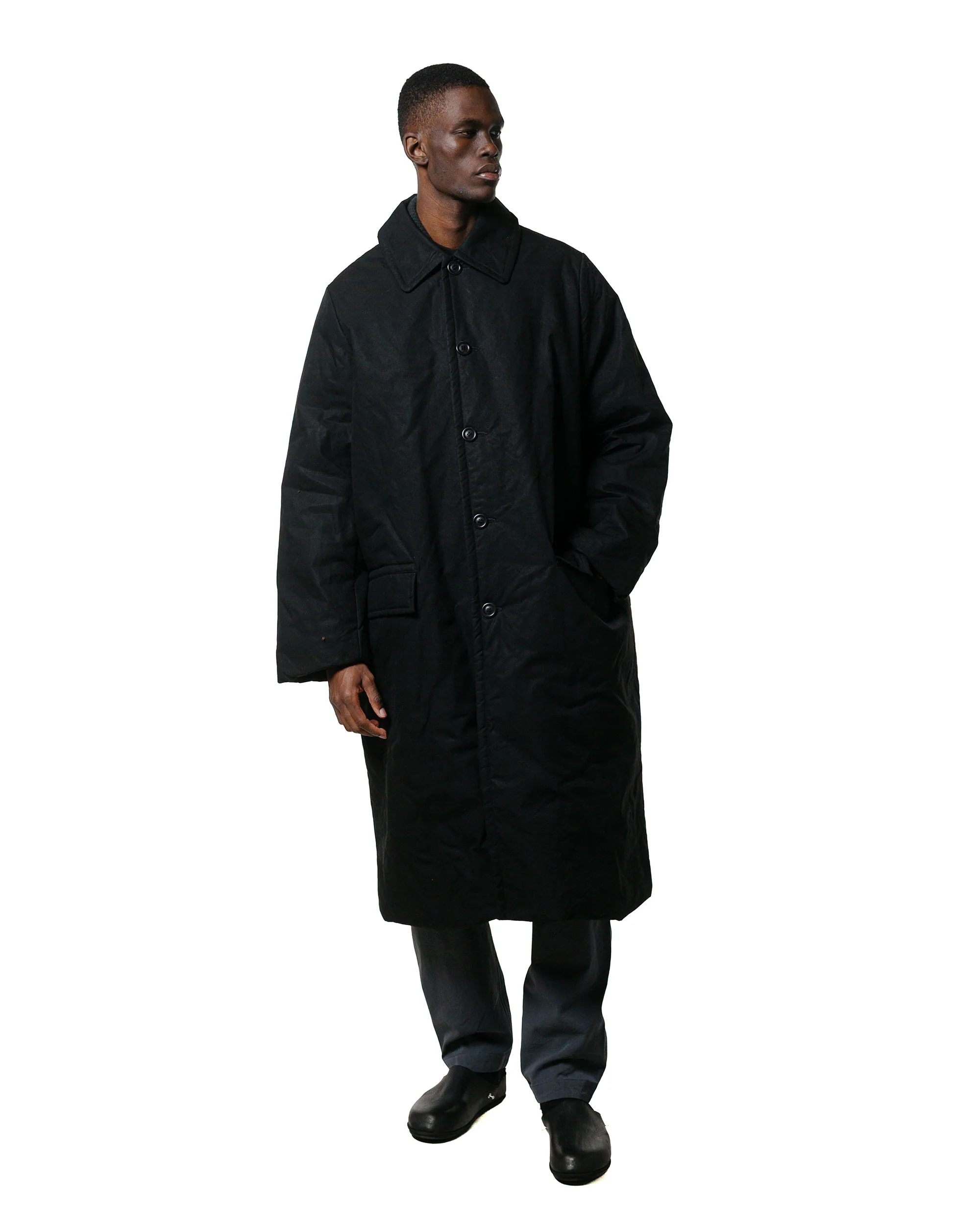 CASEY CASEY Milu Coat H Wax Black - Image 2