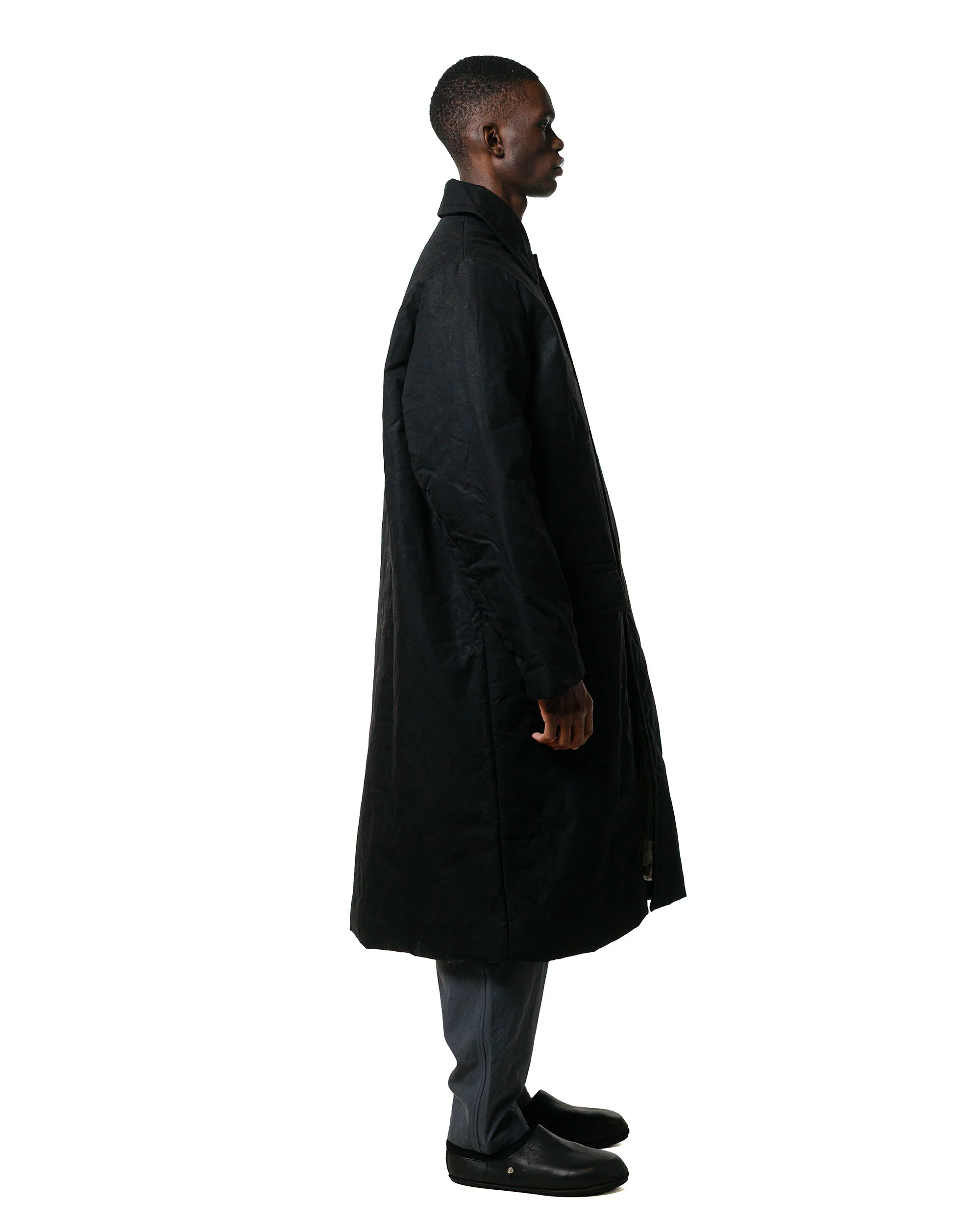 CASEY CASEY Milu Coat H Wax Black - Image 3