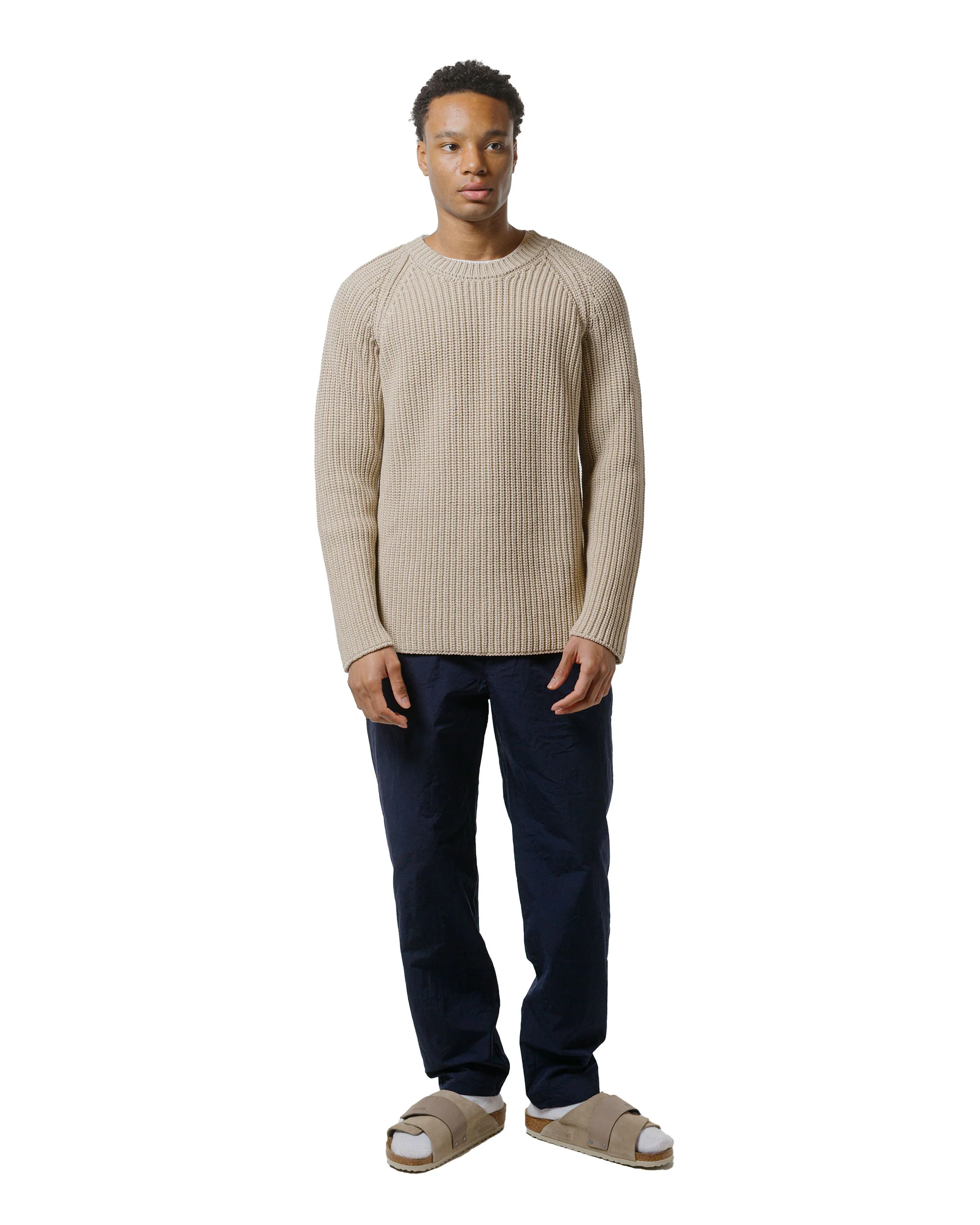 CASEY CASEY Pannocchia Sweater Crepe Cot Concrete - Image 4