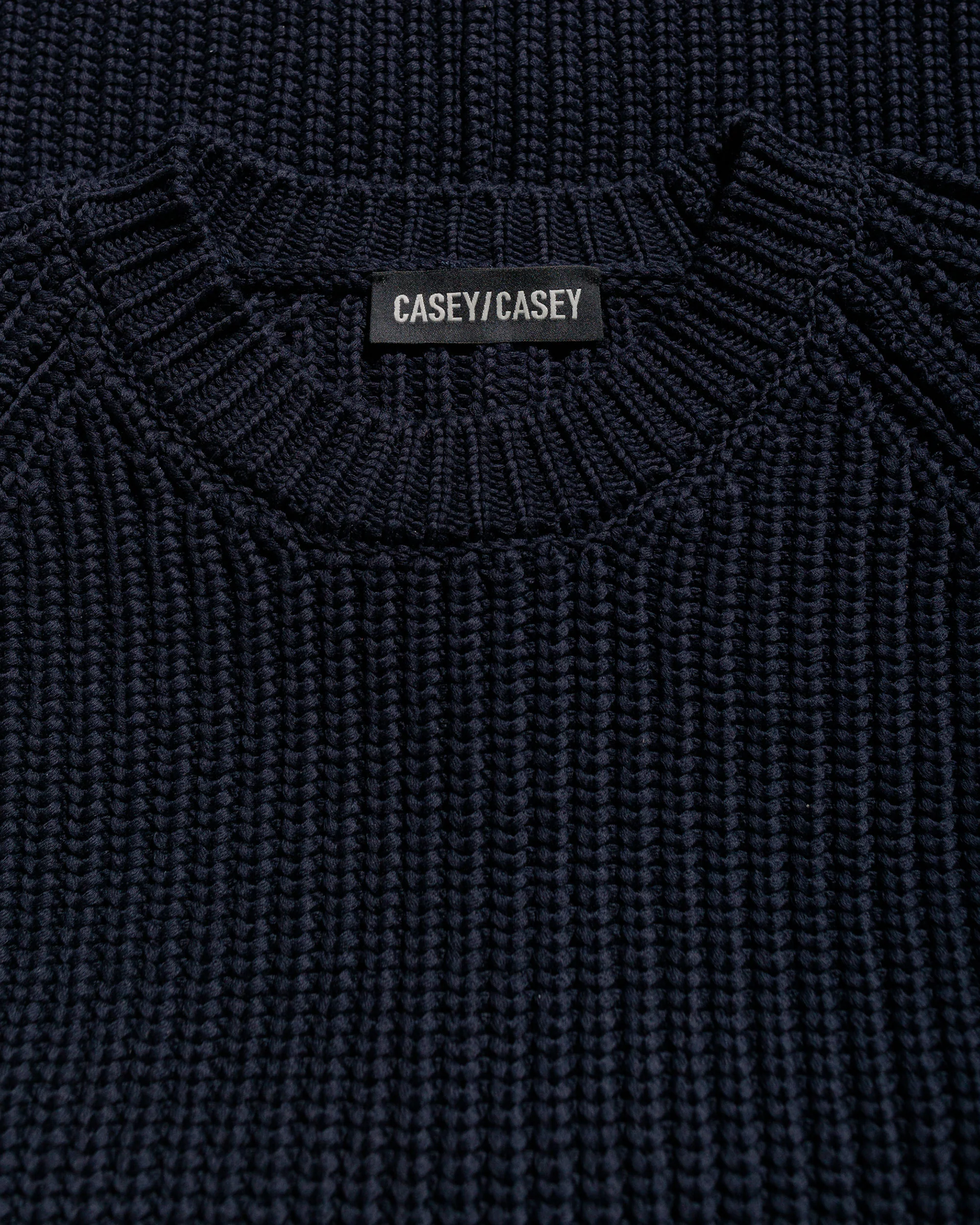 CASEY CASEY Pannocchia Sweater Crepe Cot Navy - Image 5