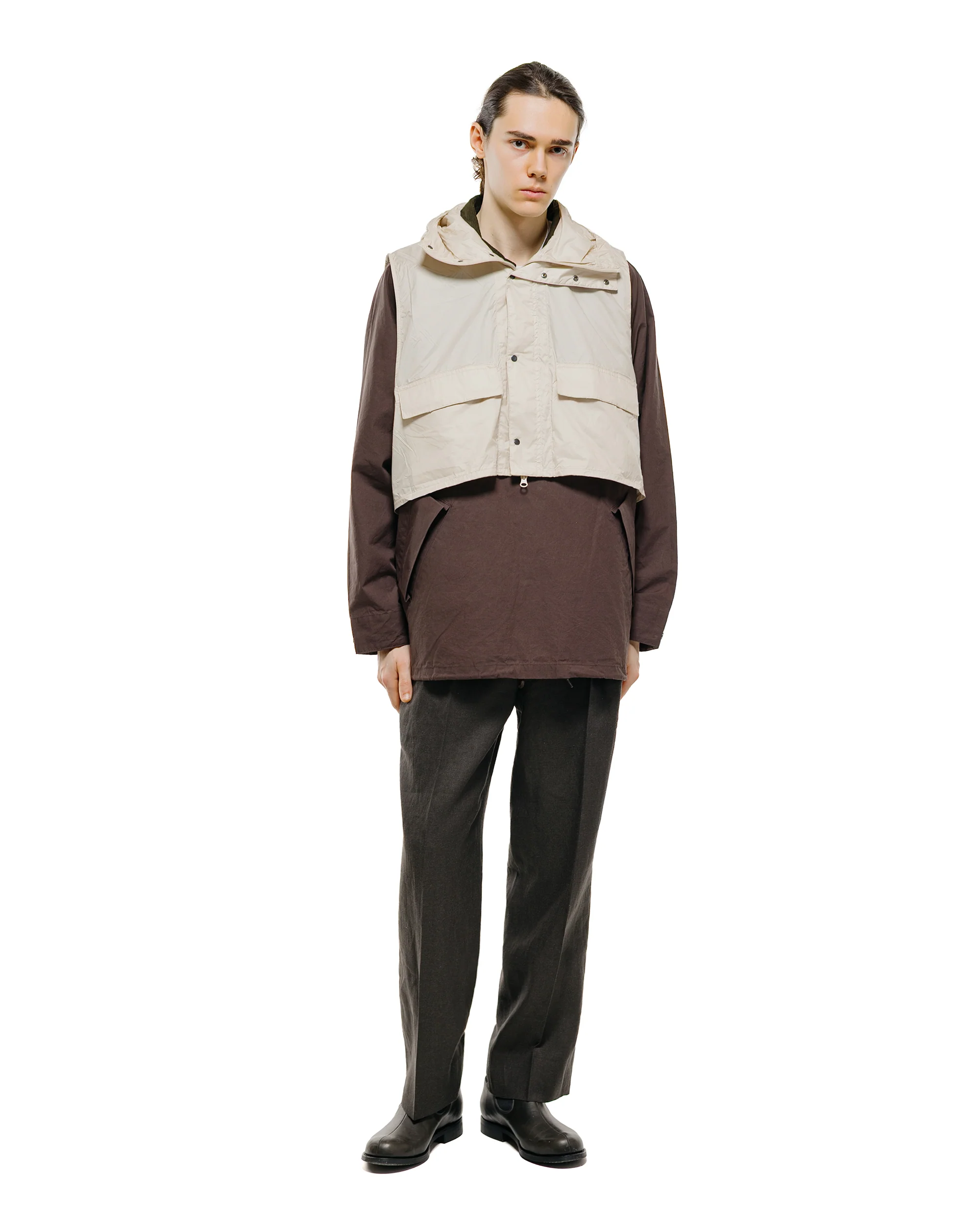 Barbour KAPTAIN SUNSHINE Transport Smock Casual Jacket Light Olive - Image 3