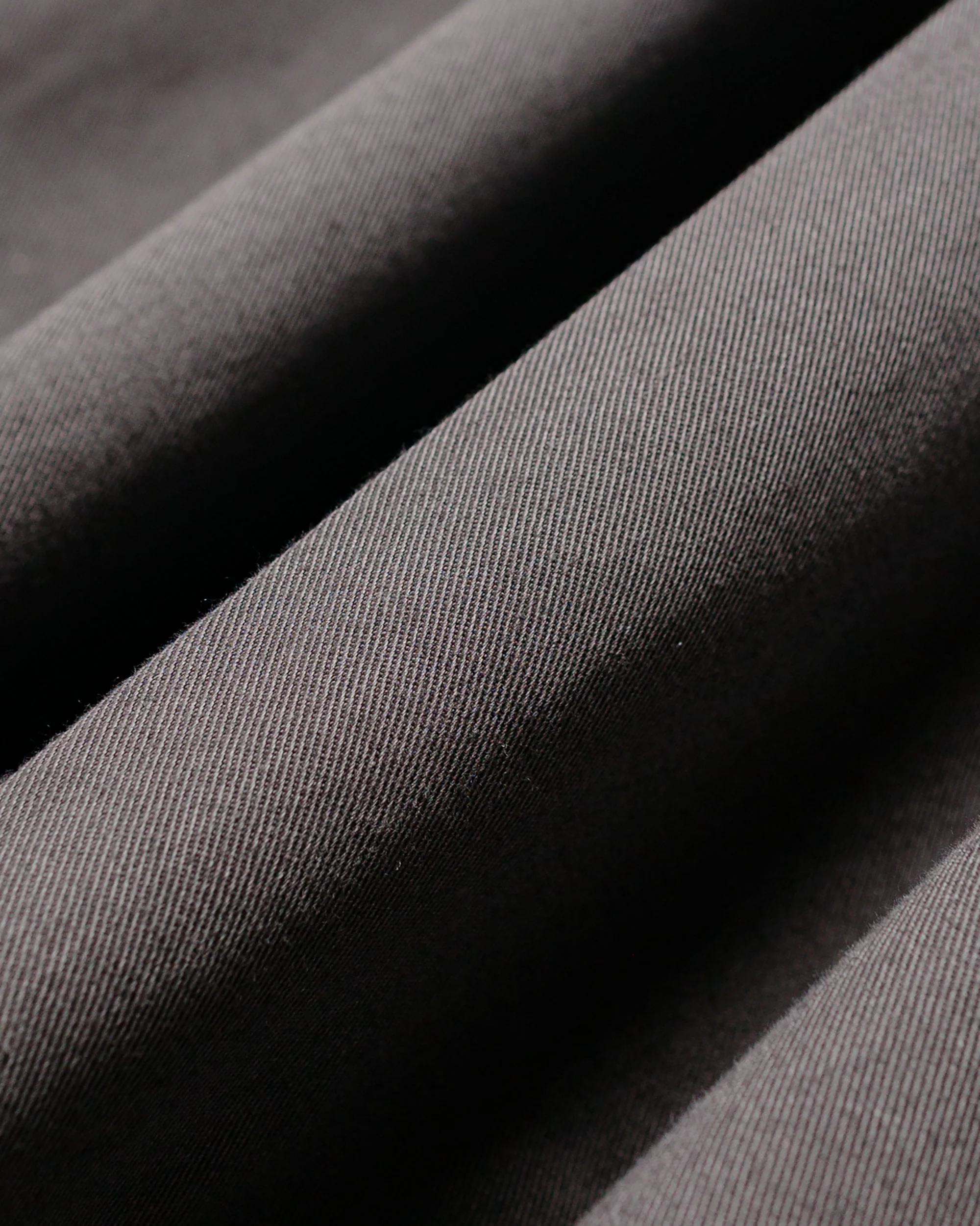CIOTA 2 Tuck Chino Cloth Pants (Stone Wash) Charcoal Grey - Image 6