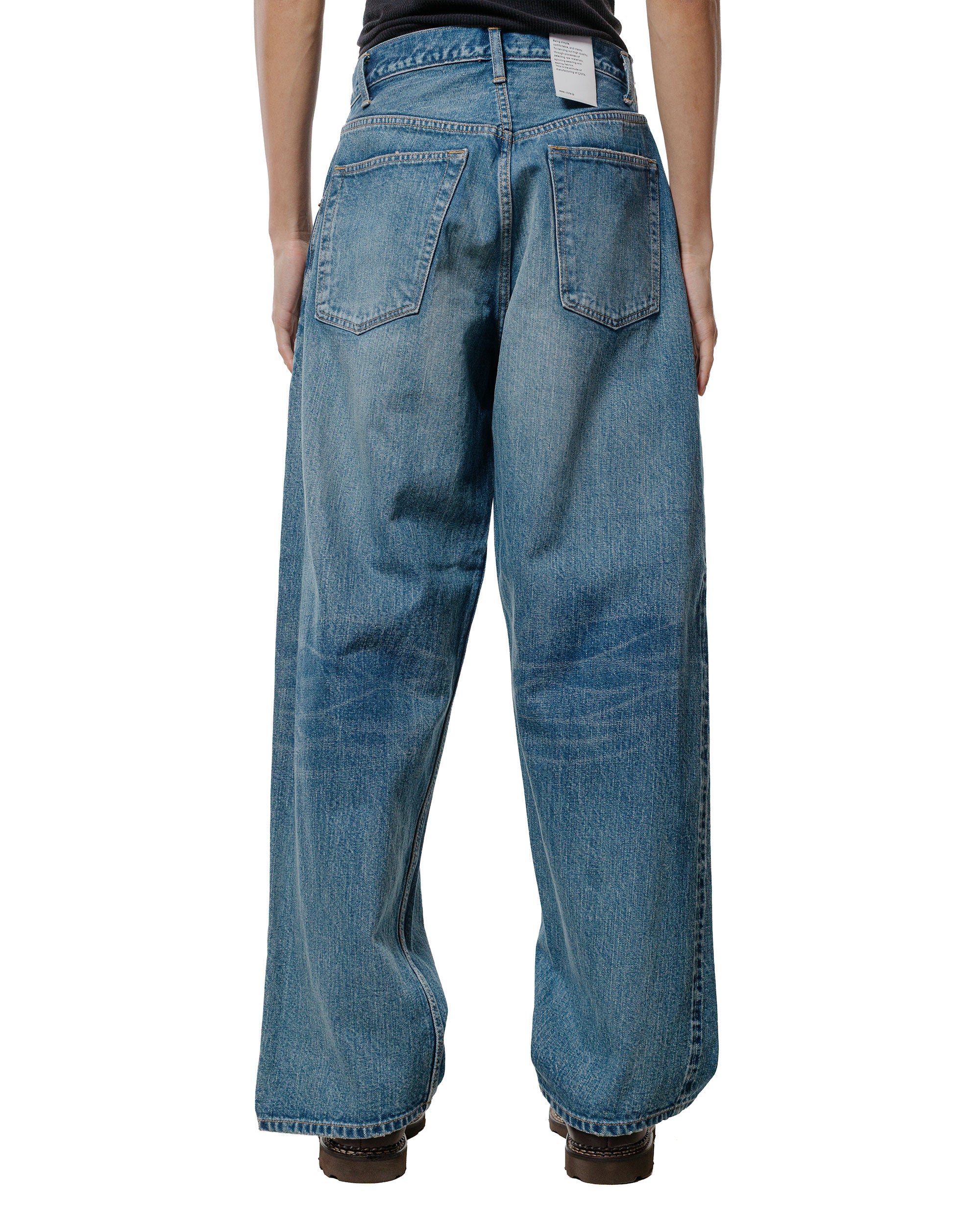 CIOTA Baggy 5 Pockets Pants Medium Dark Blue Damage - Image 3