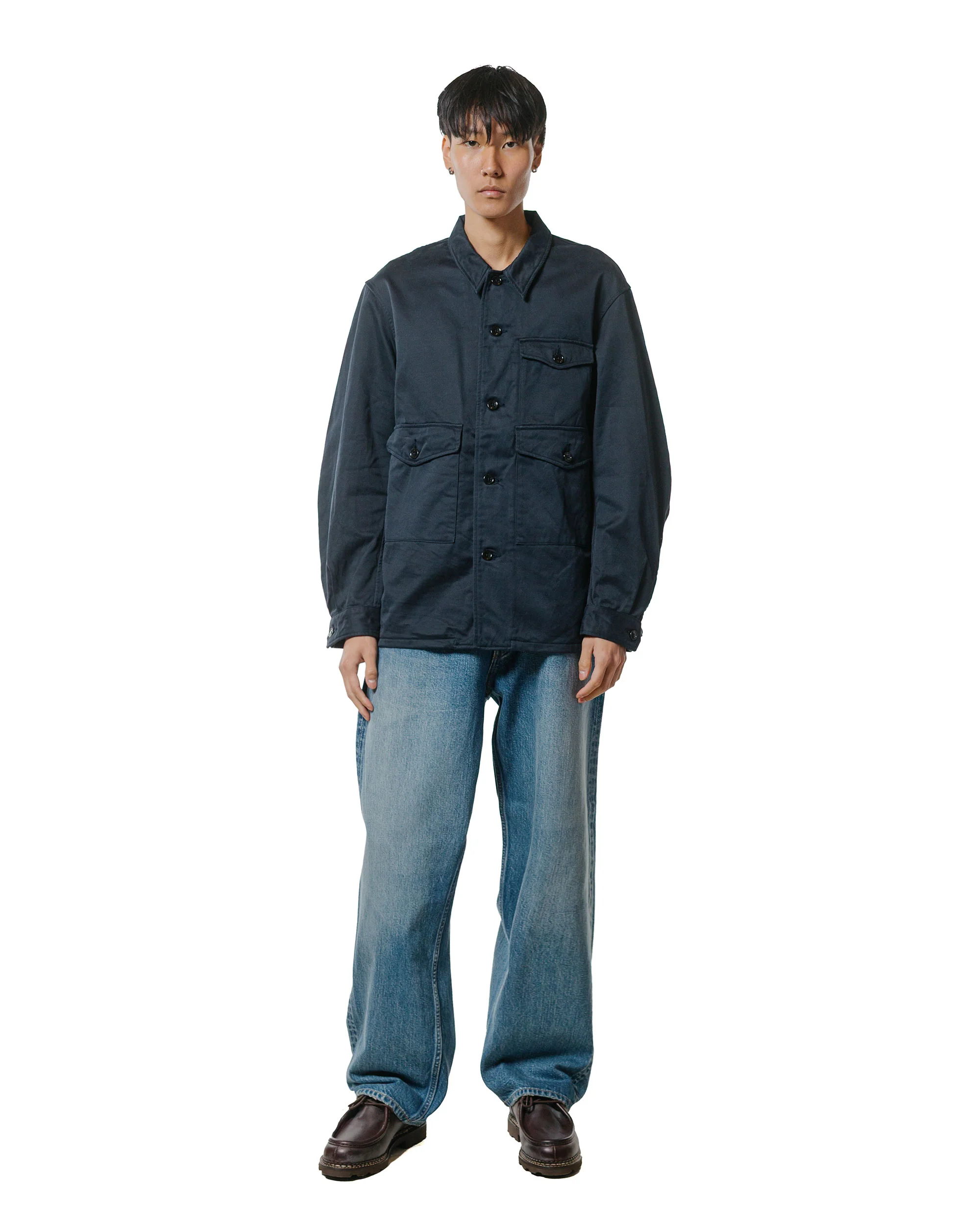 CIOTA Baggy 5 Pockets Pants Medium Dark Blue Damage - Image 4