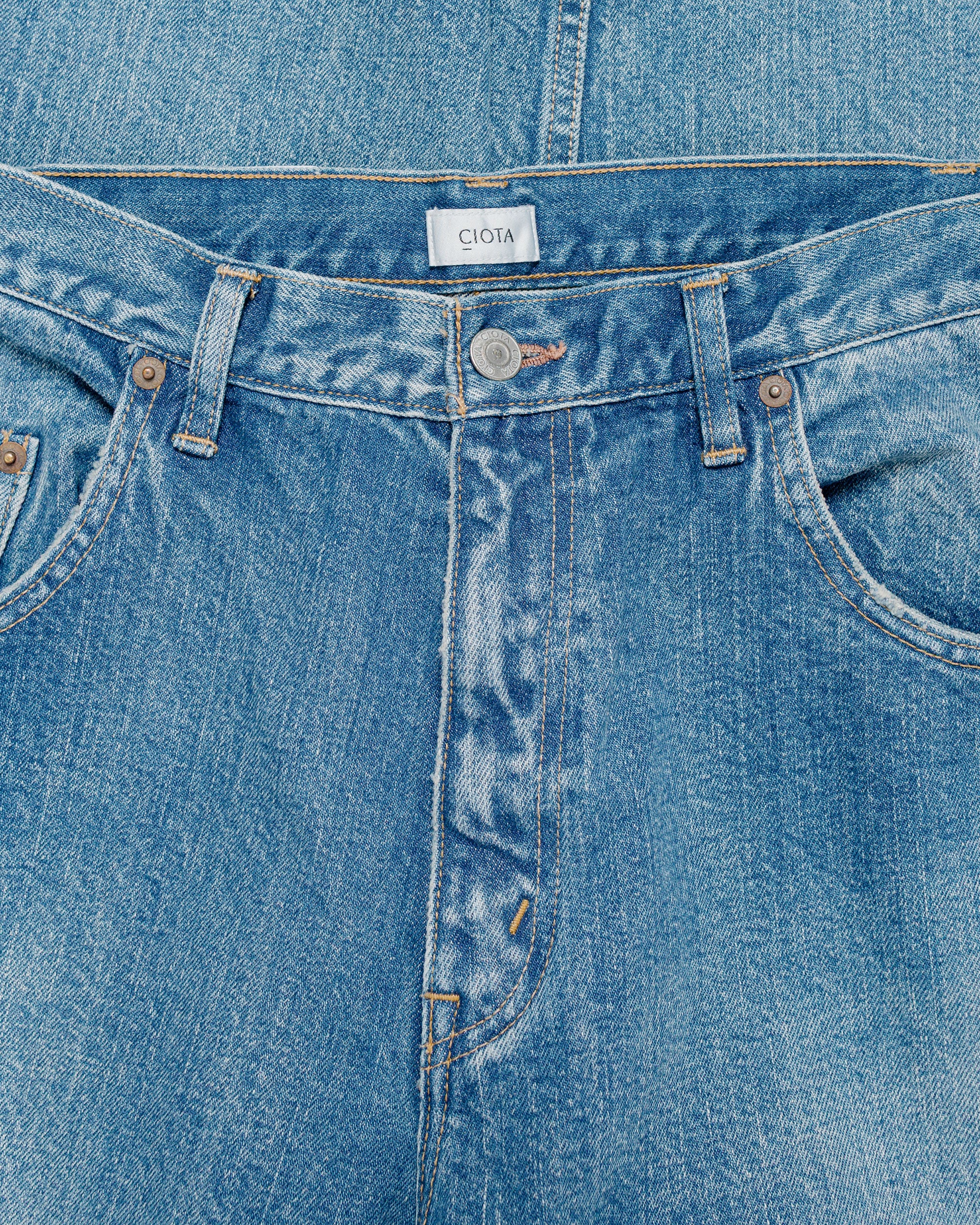 CIOTA Baggy 5 Pockets Pants Medium Dark Blue Damage - Image 5