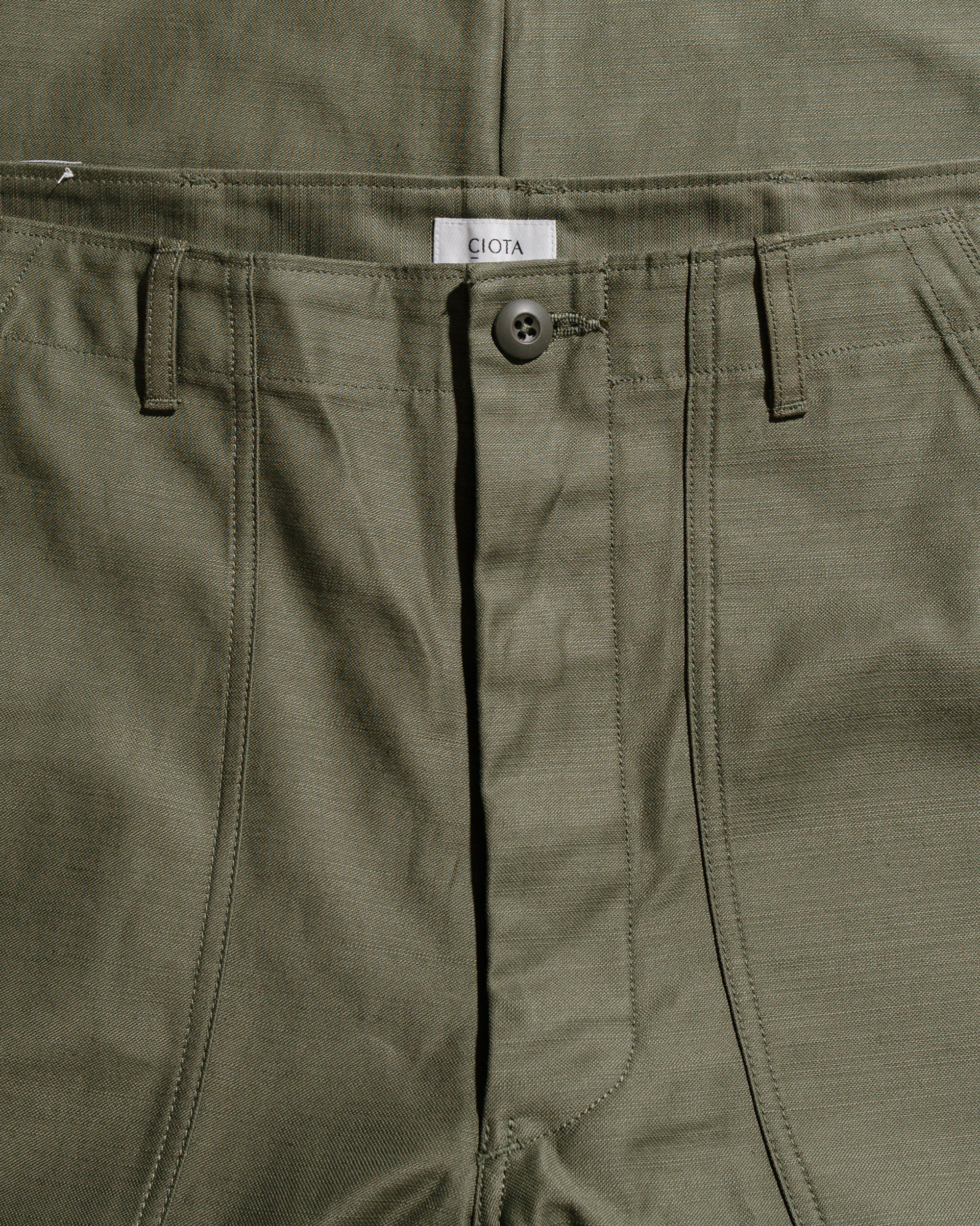 CIOTA Baker Pants (Wide Straight) Dark Olive - Image 5