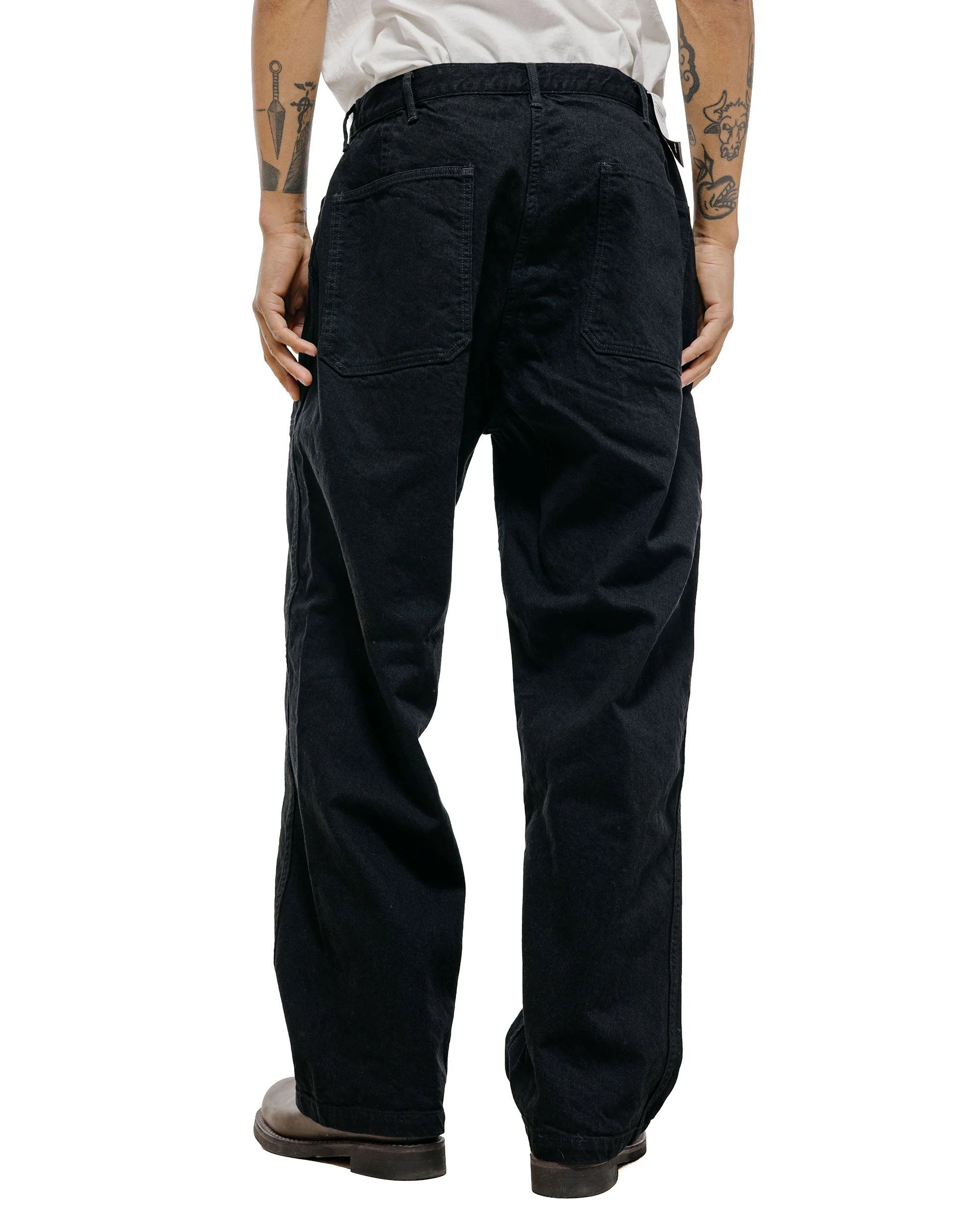 CIOTA Denim Baker Pants Black (One Wash) - Image 4