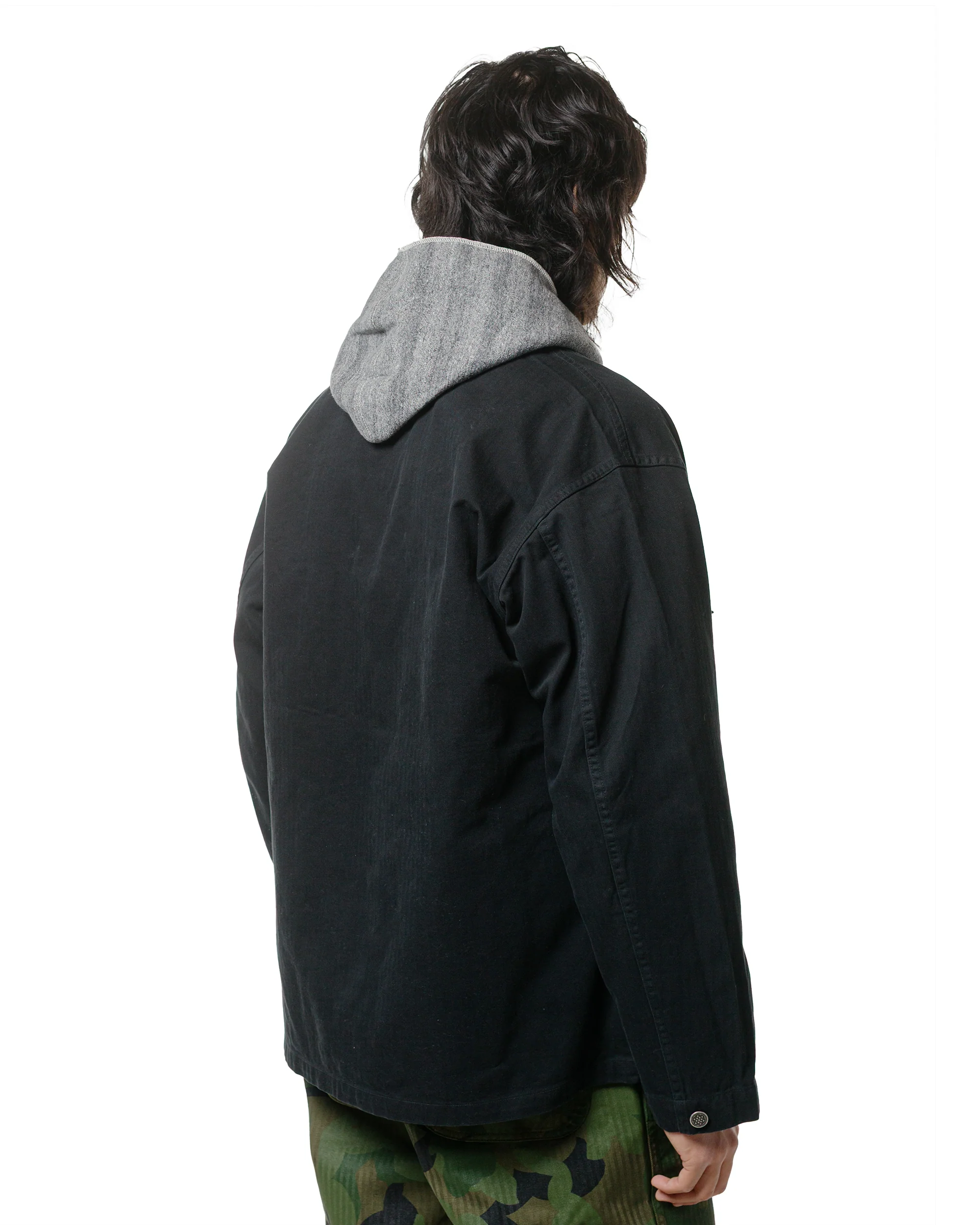CIOTA M-43 HBT Jacket (Stone Wash) Black - Image 3
