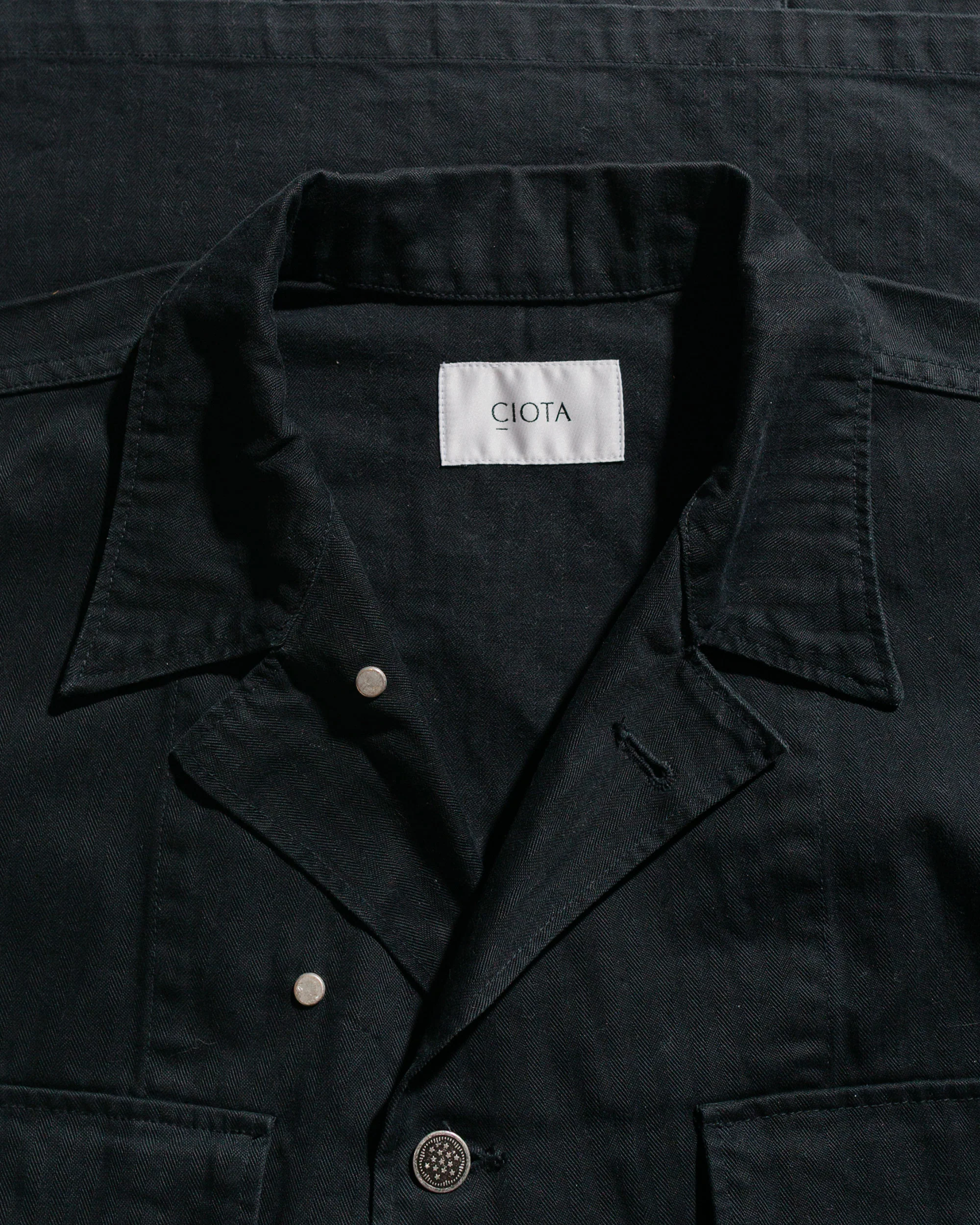 CIOTA M-43 HBT Jacket (Stone Wash) Black - Image 5