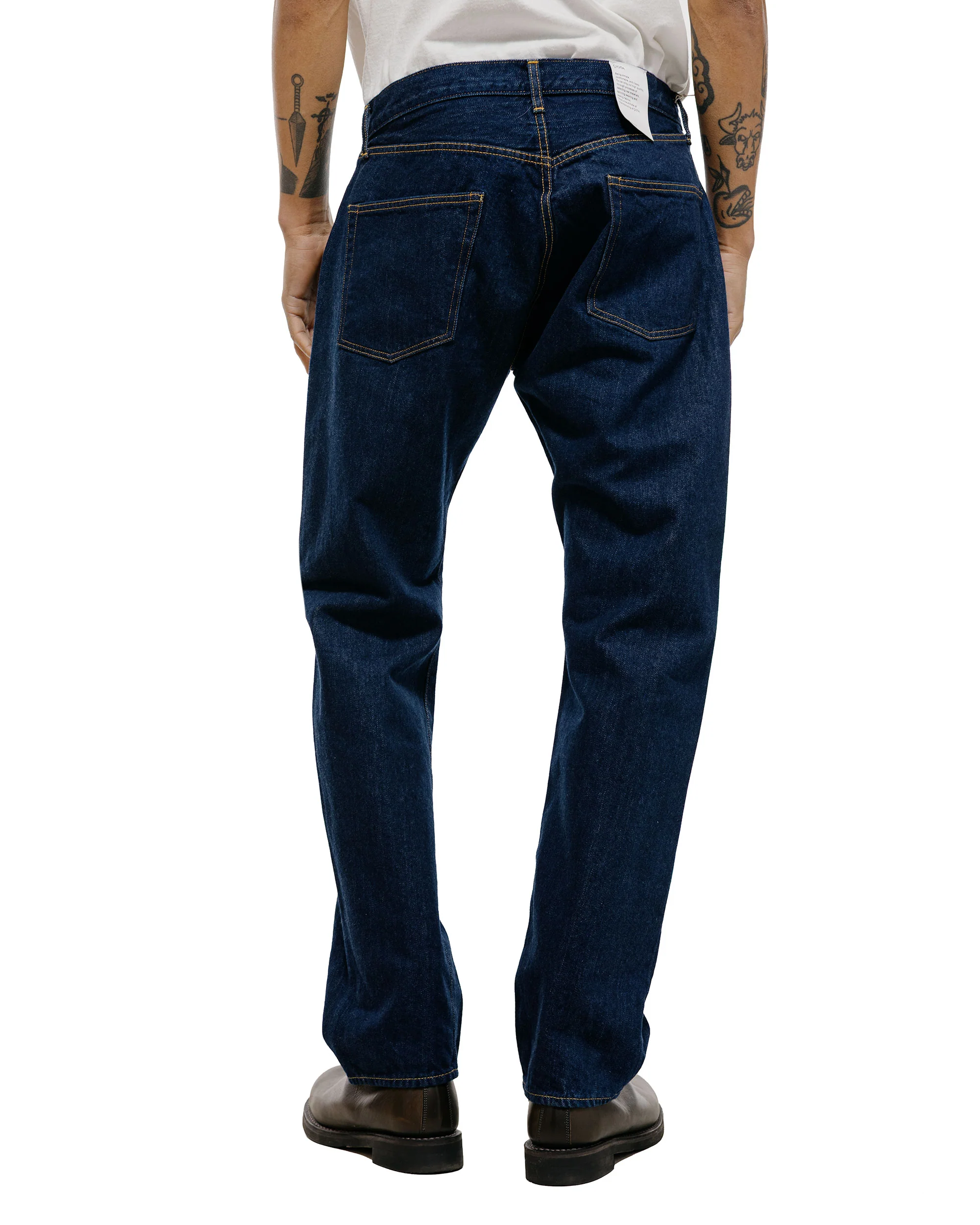 CIOTA Straight 5 Pocket Pants (Real Indigo) Navy One Wash - Image 4