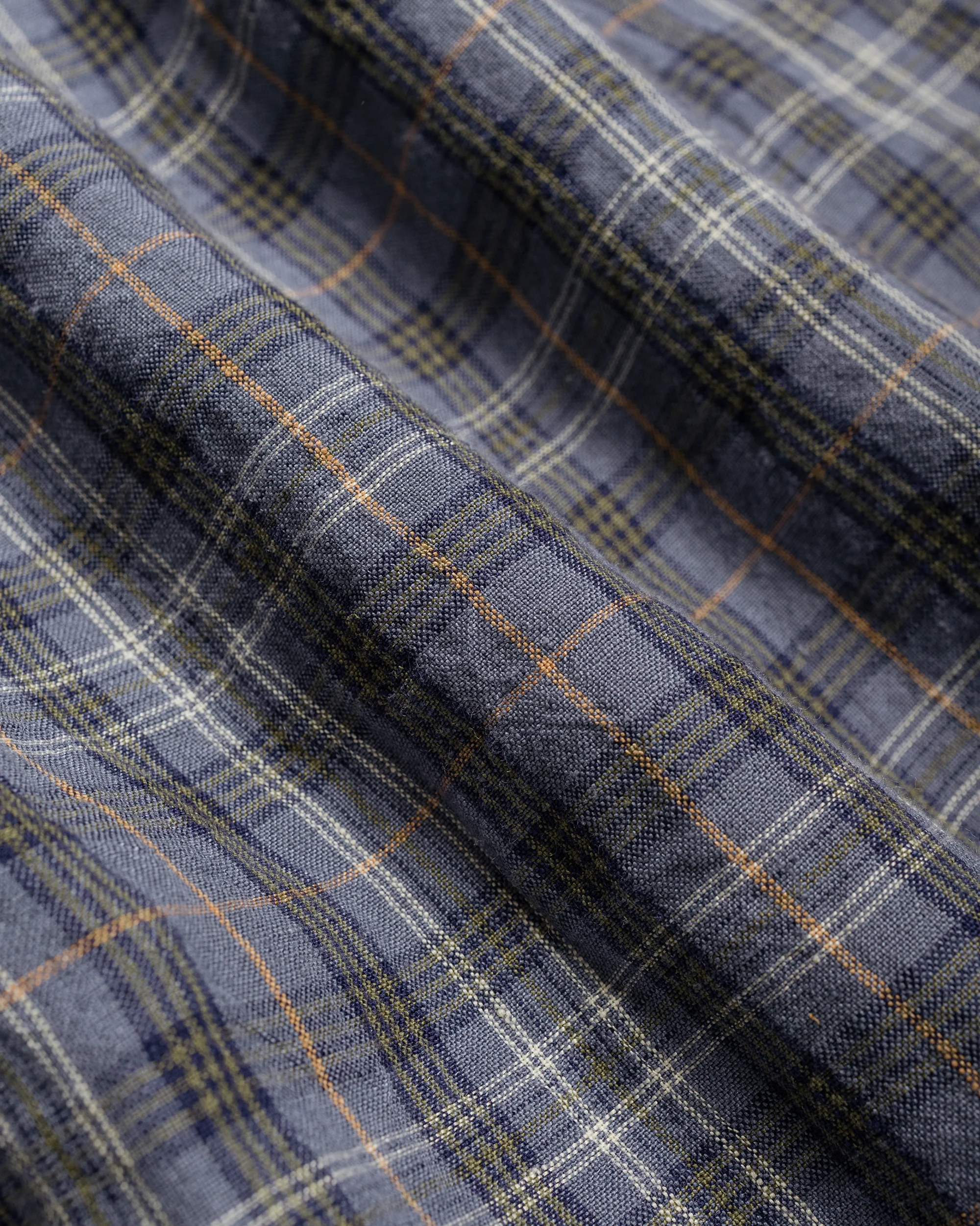 Conkers Farmer Shirt Irish Linen Sloe - Image 6
