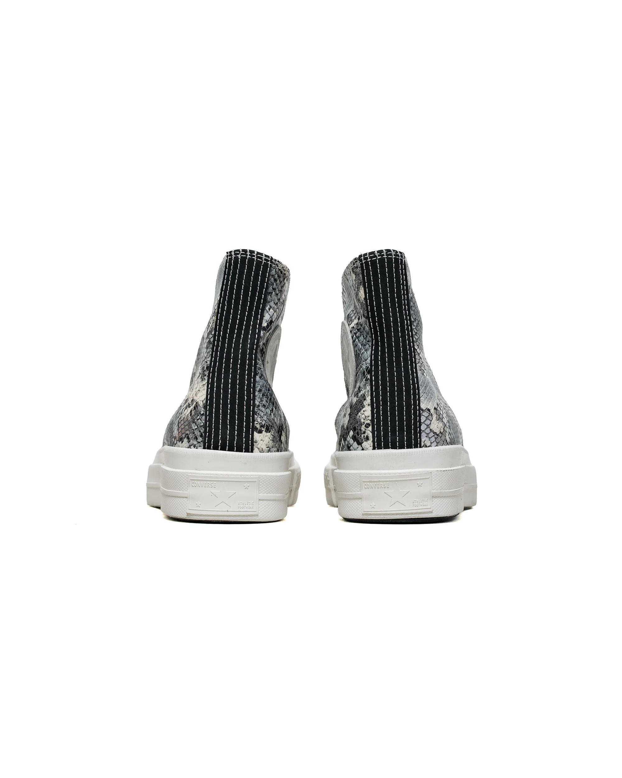 Converse CTAS First String Hi A18412C Silver/Snow White/Black - Image 4