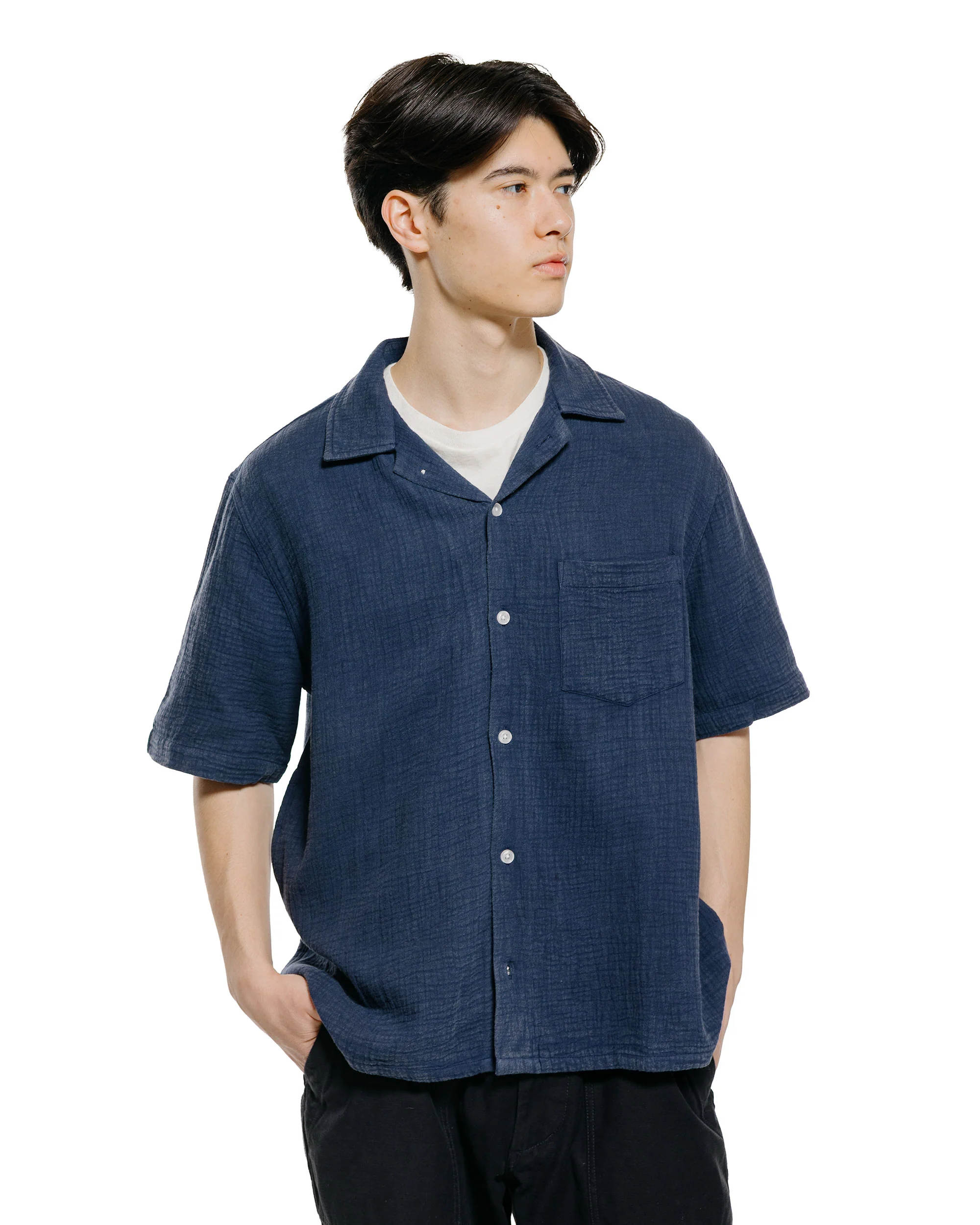 Corridor Double Cloth SS Navy - Image 2