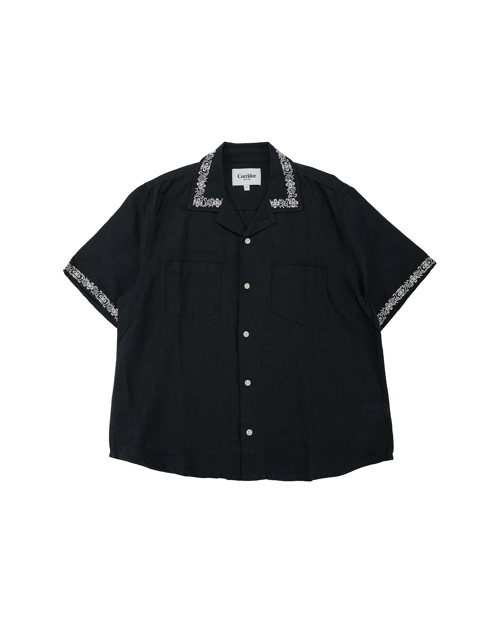 Corridor Harmony Embroidered SS Black
