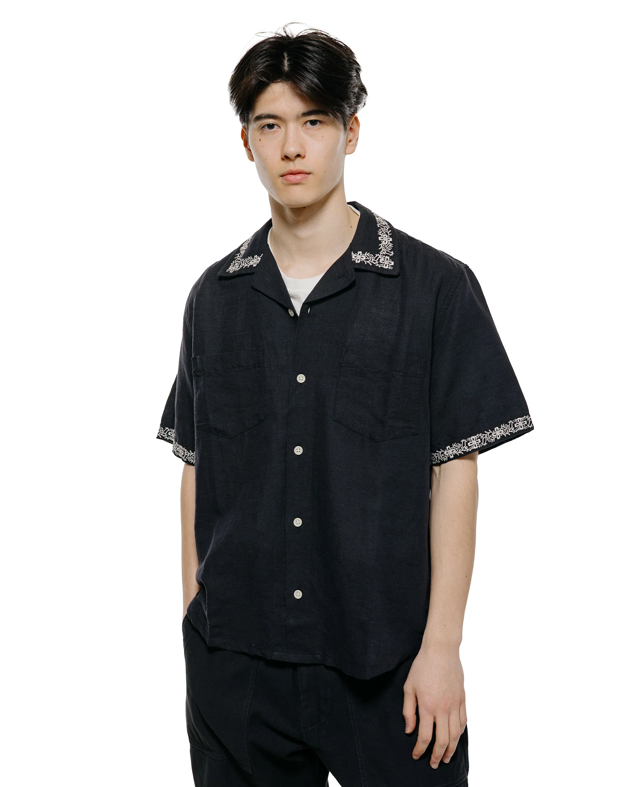 Corridor Harmony Embroidered SS Black - Image 2