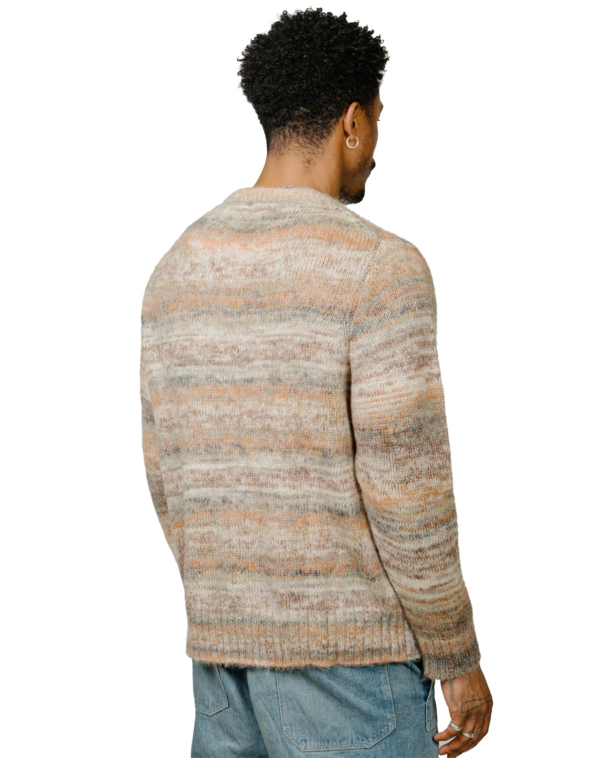 Corridor Space Dye Mohair Crewneck Natural - Image 3