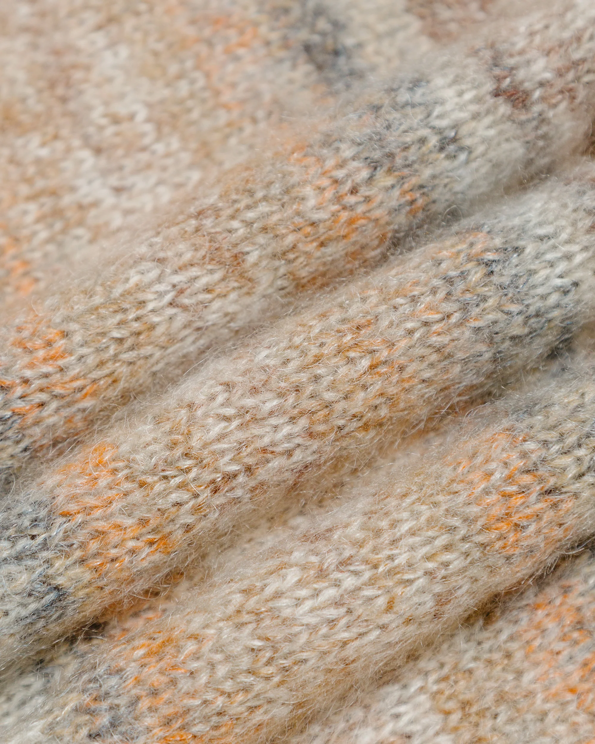 Corridor Space Dye Mohair Crewneck Natural - Image 5
