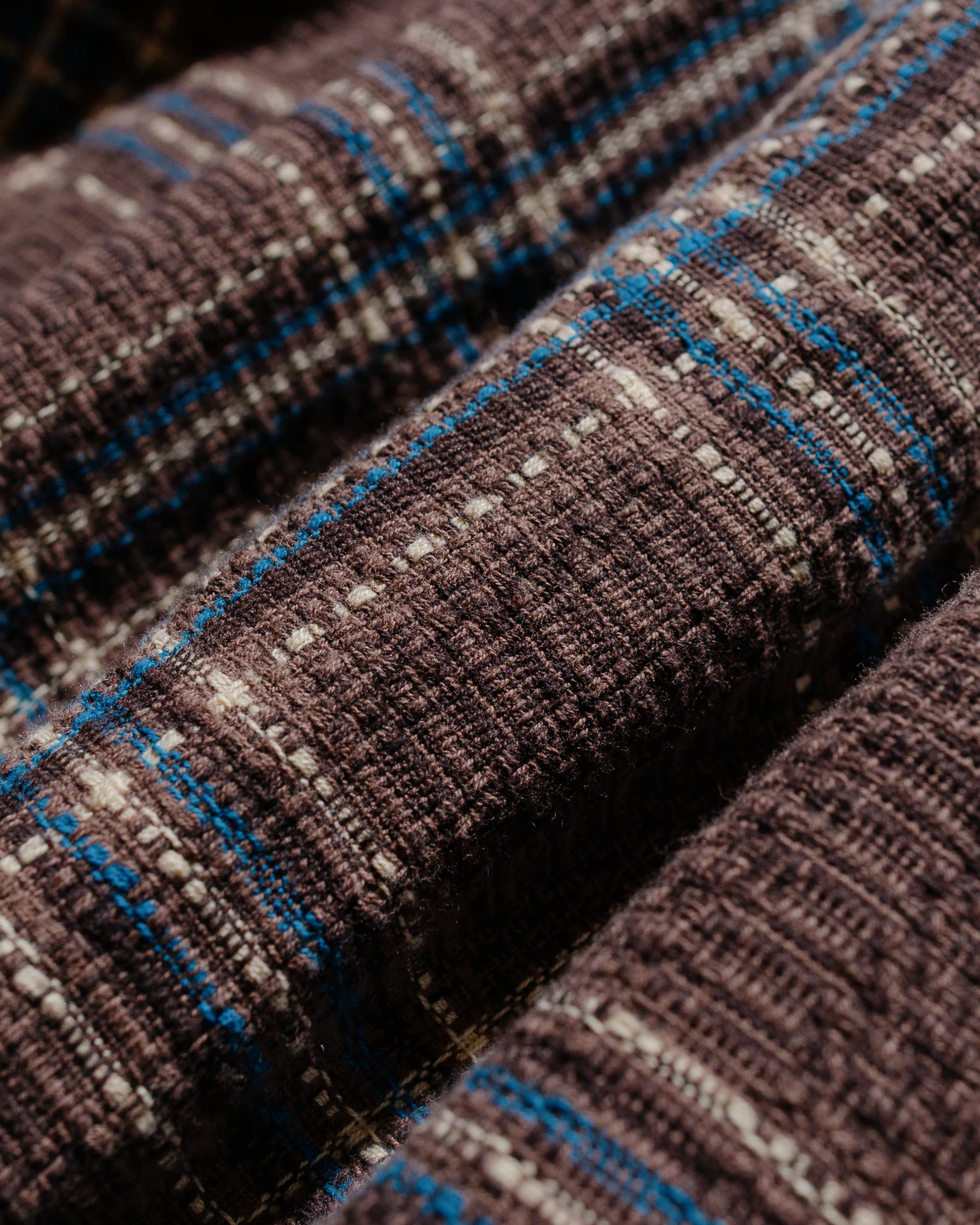 Corridor Venice Plaid Zip Jacket Brown - Image 6