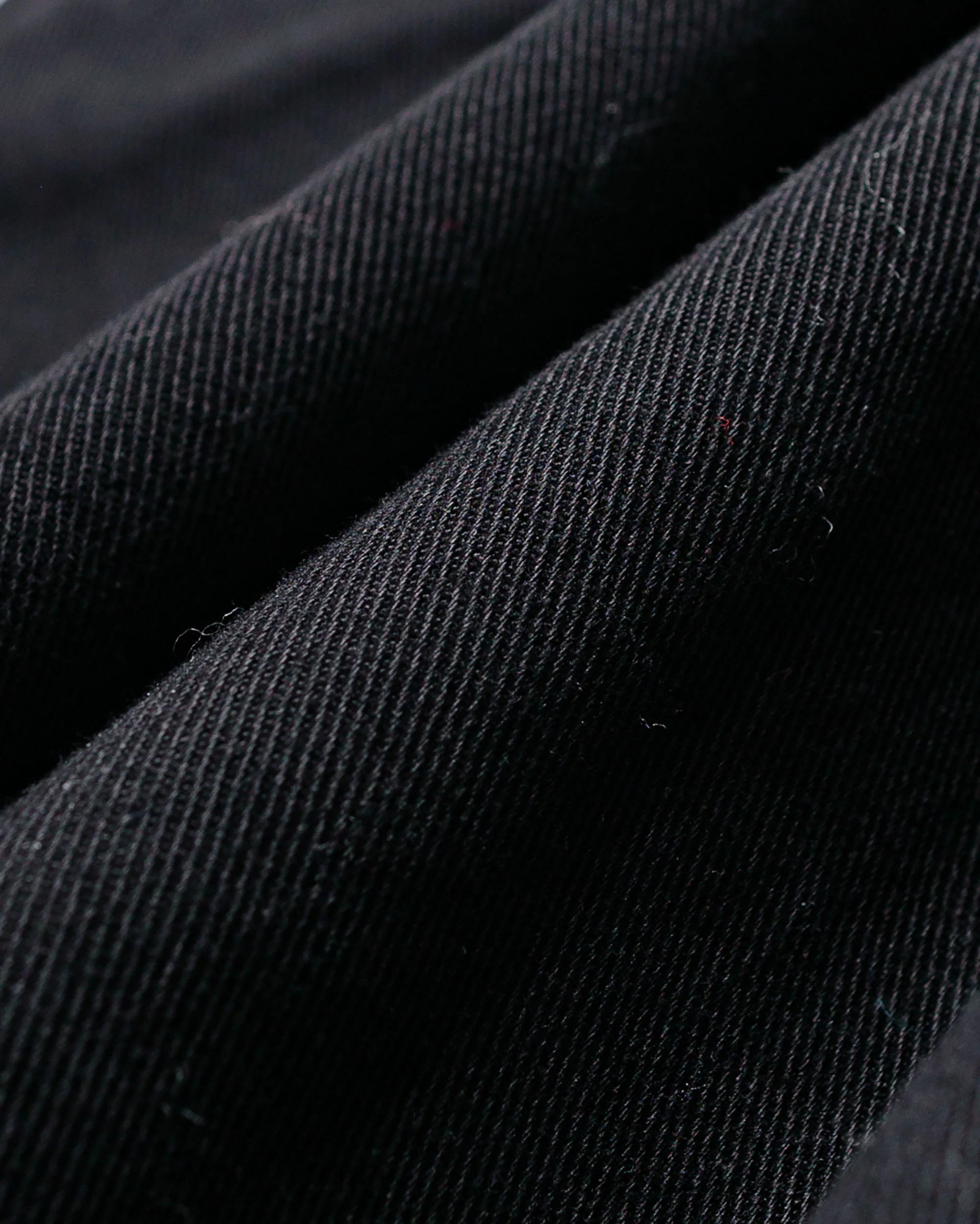 Danton 10/- Loose Chino Tuck Pants Black - Image 6