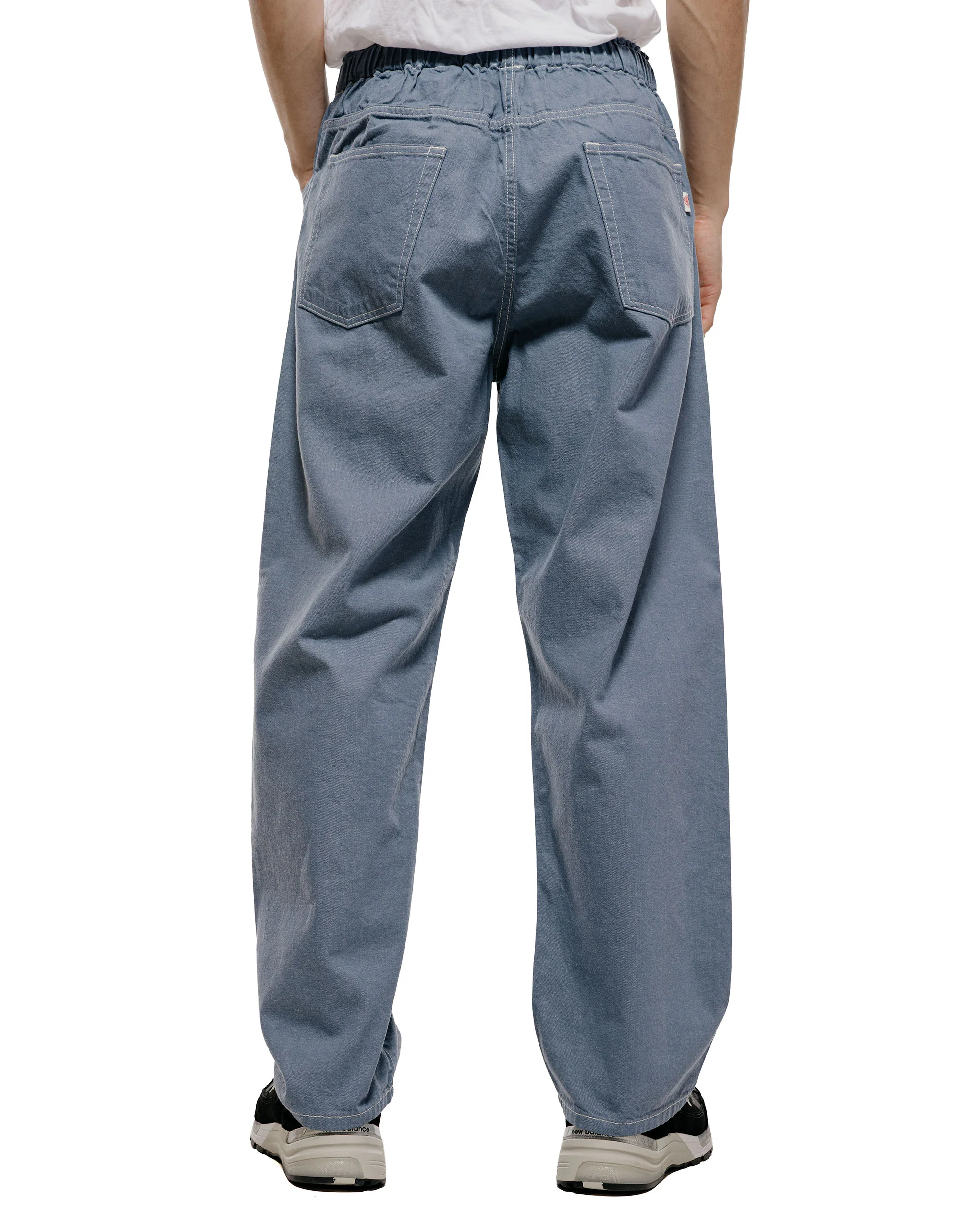 Danton Colour Denim Tuck Belted Pant Blue - Image 3