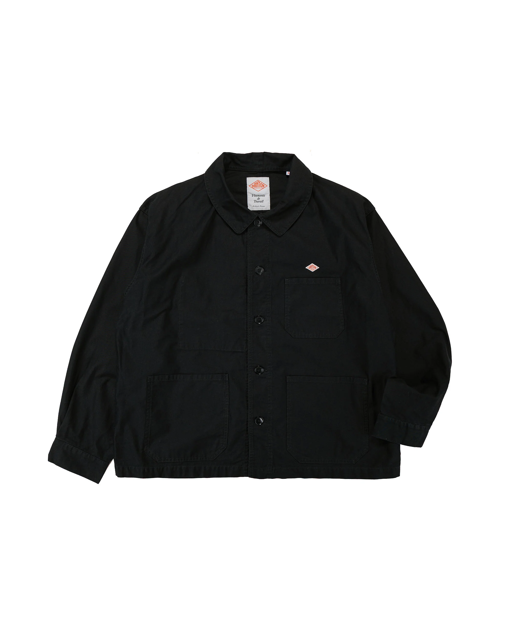 Danton Moleskin Wide Coveralls Black