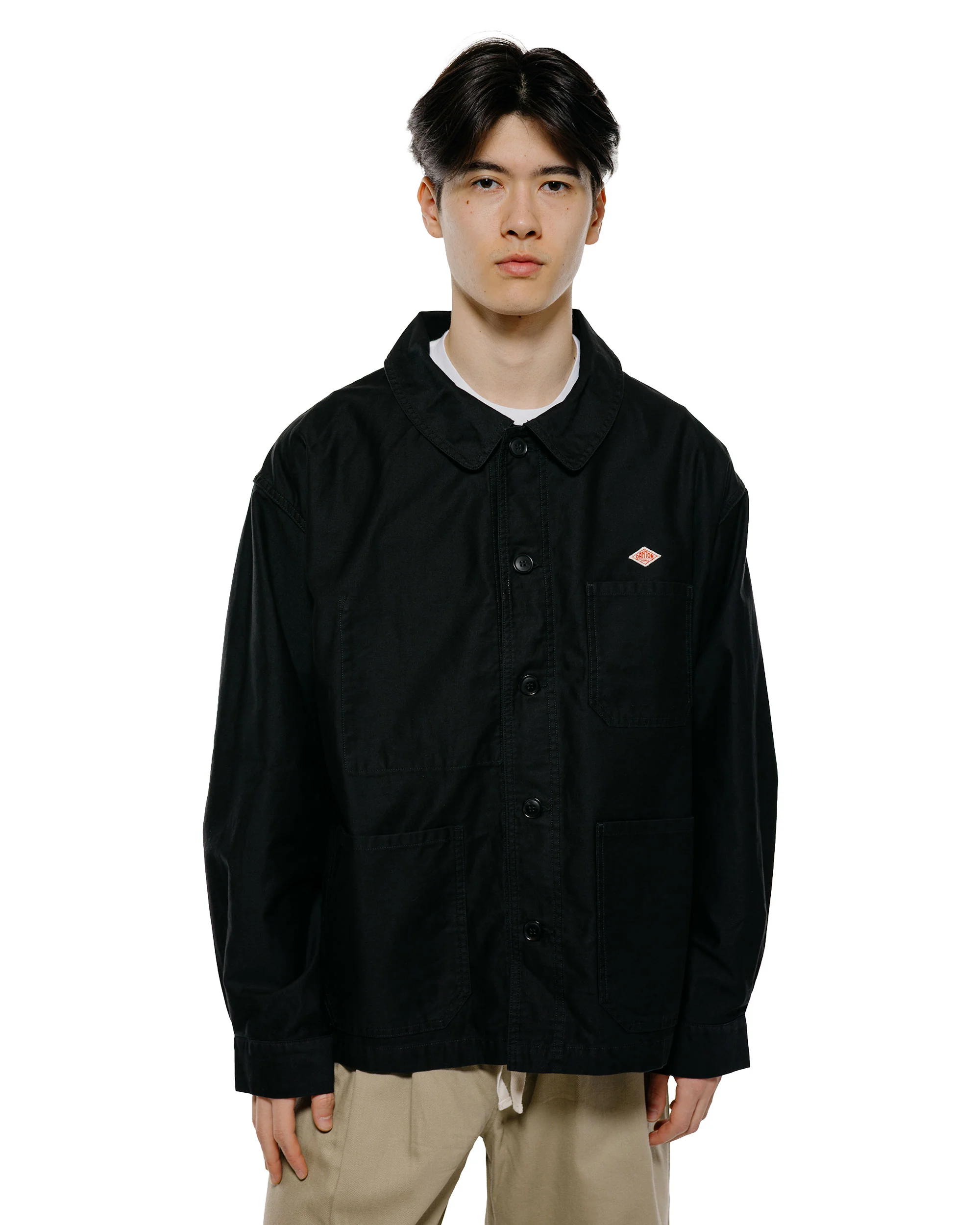 Danton Moleskin Wide Coveralls Black - Image 2