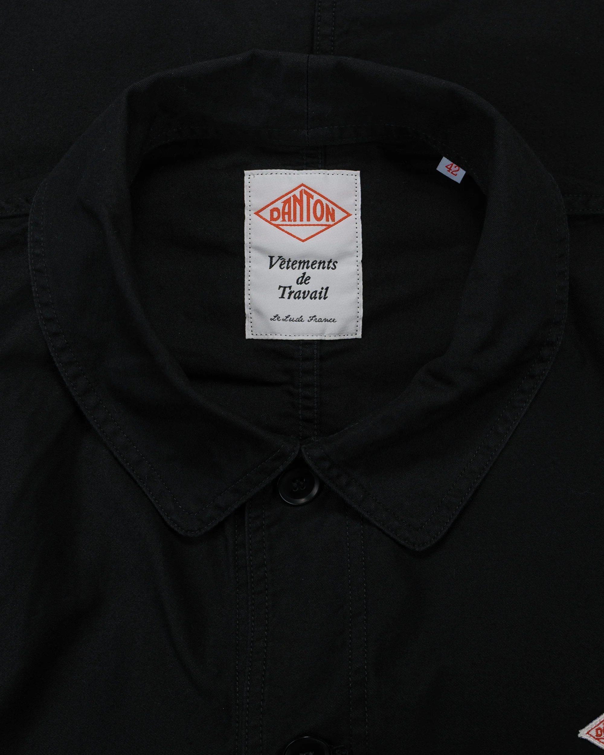 Danton Moleskin Wide Coveralls Black - Image 5