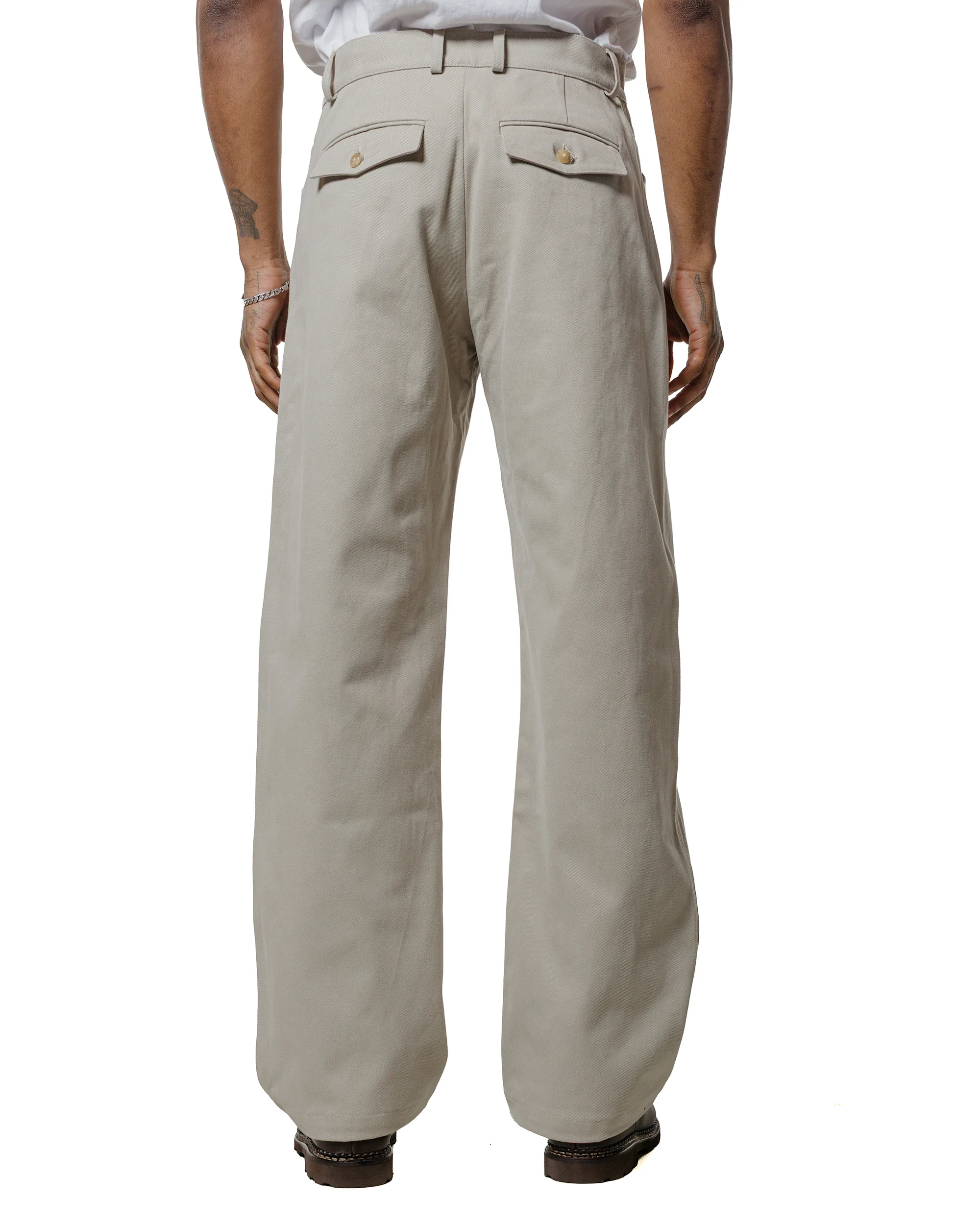 De Bonne Facture Gardian Trousers Heavy Cotton Drill Stone - Image 3