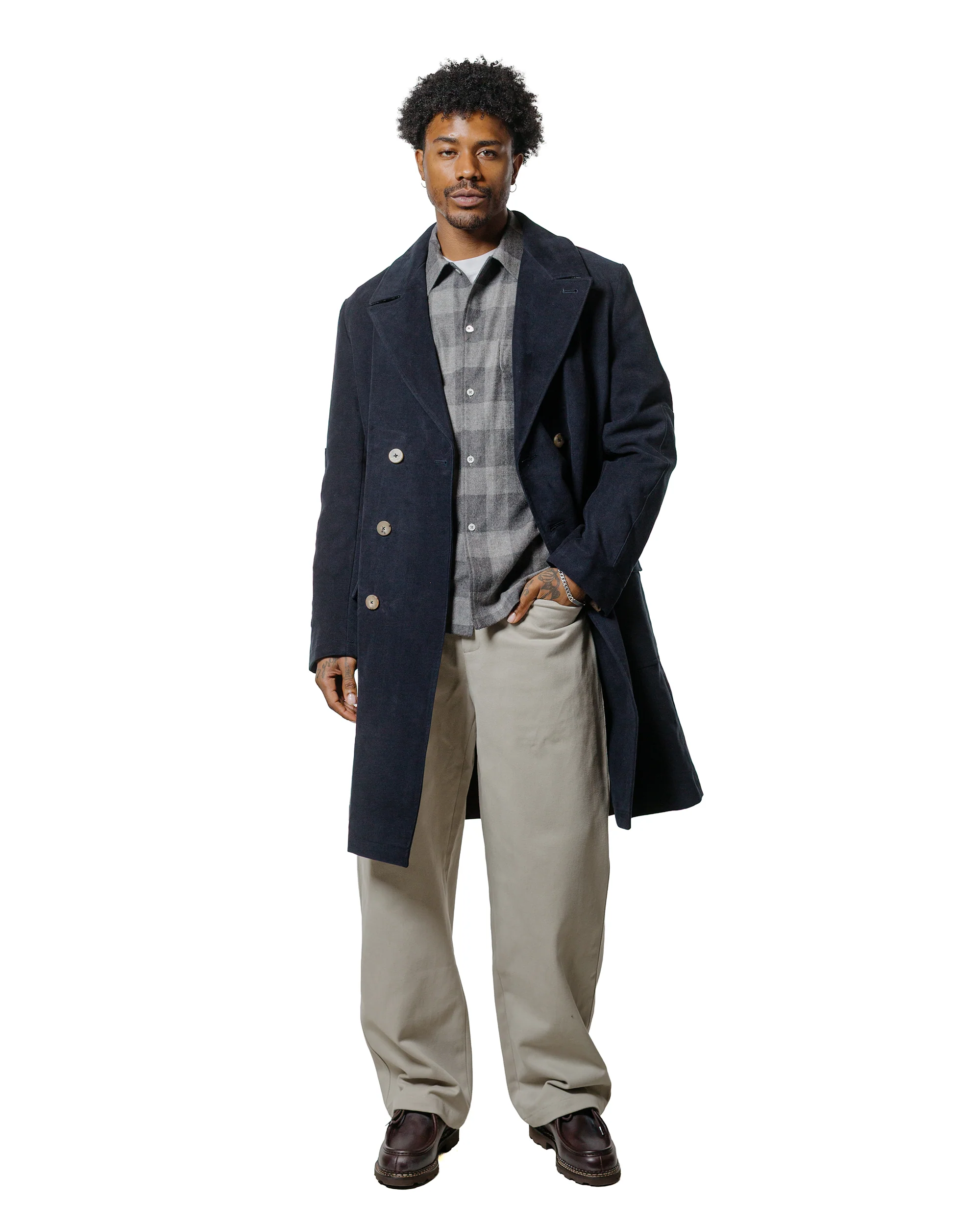 De Bonne Facture Gardian Trousers Heavy Cotton Drill Stone - Image 4