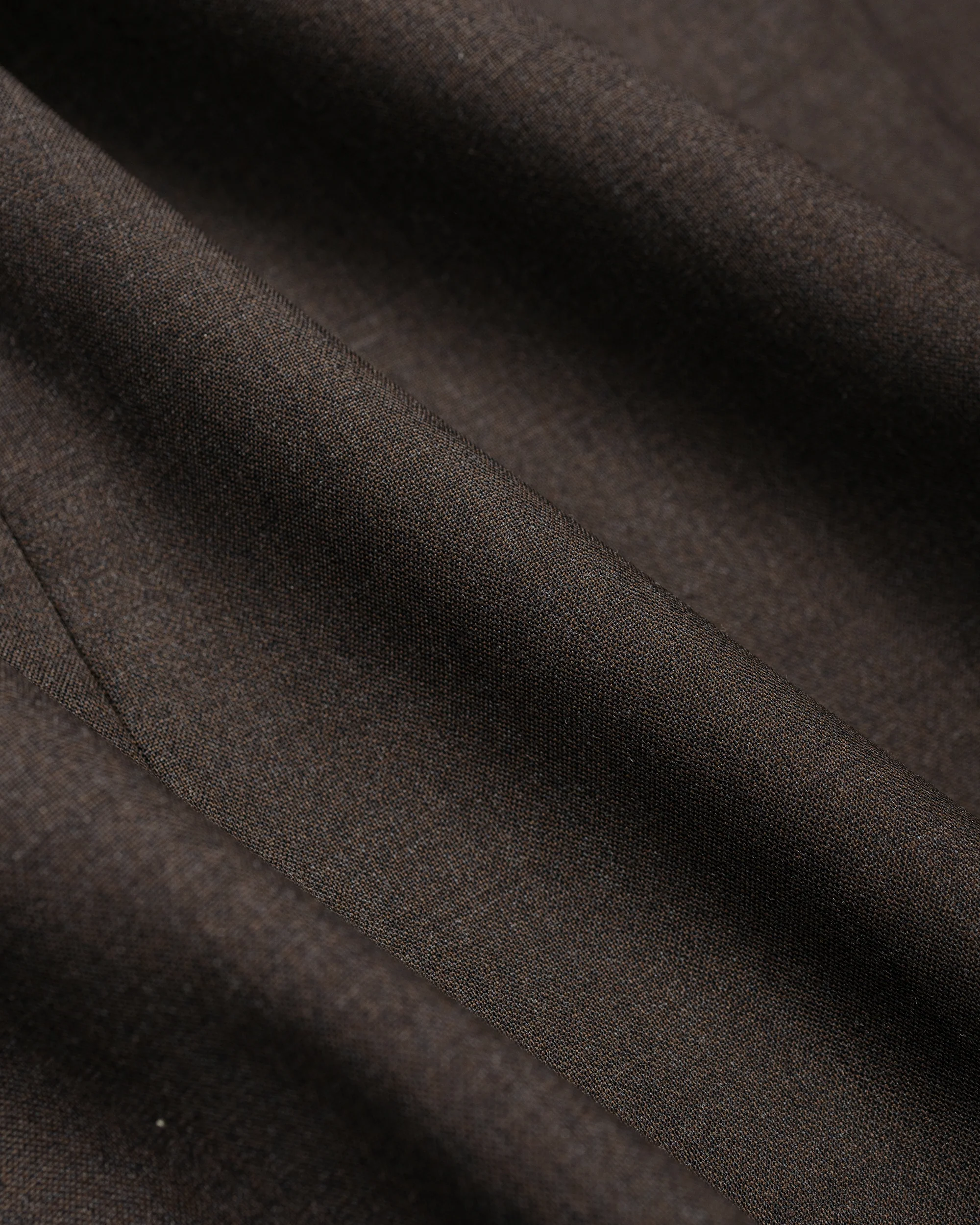 De Bonne Facture Writer's Jacket Super 130's Cold Wool Bark Brown - Image 6
