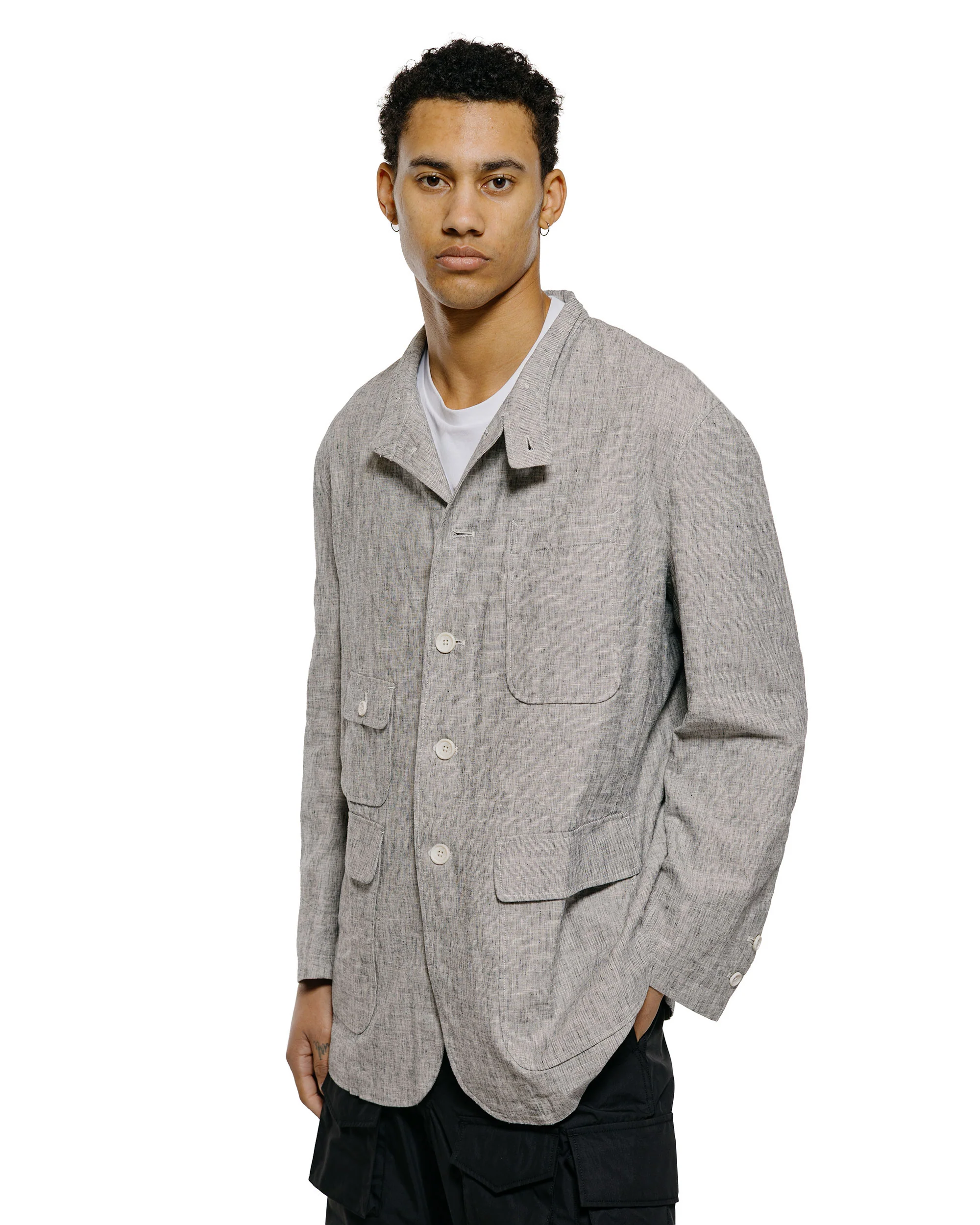 Engineered Garments AN Jacket H.Grey CL Melange - Image 2