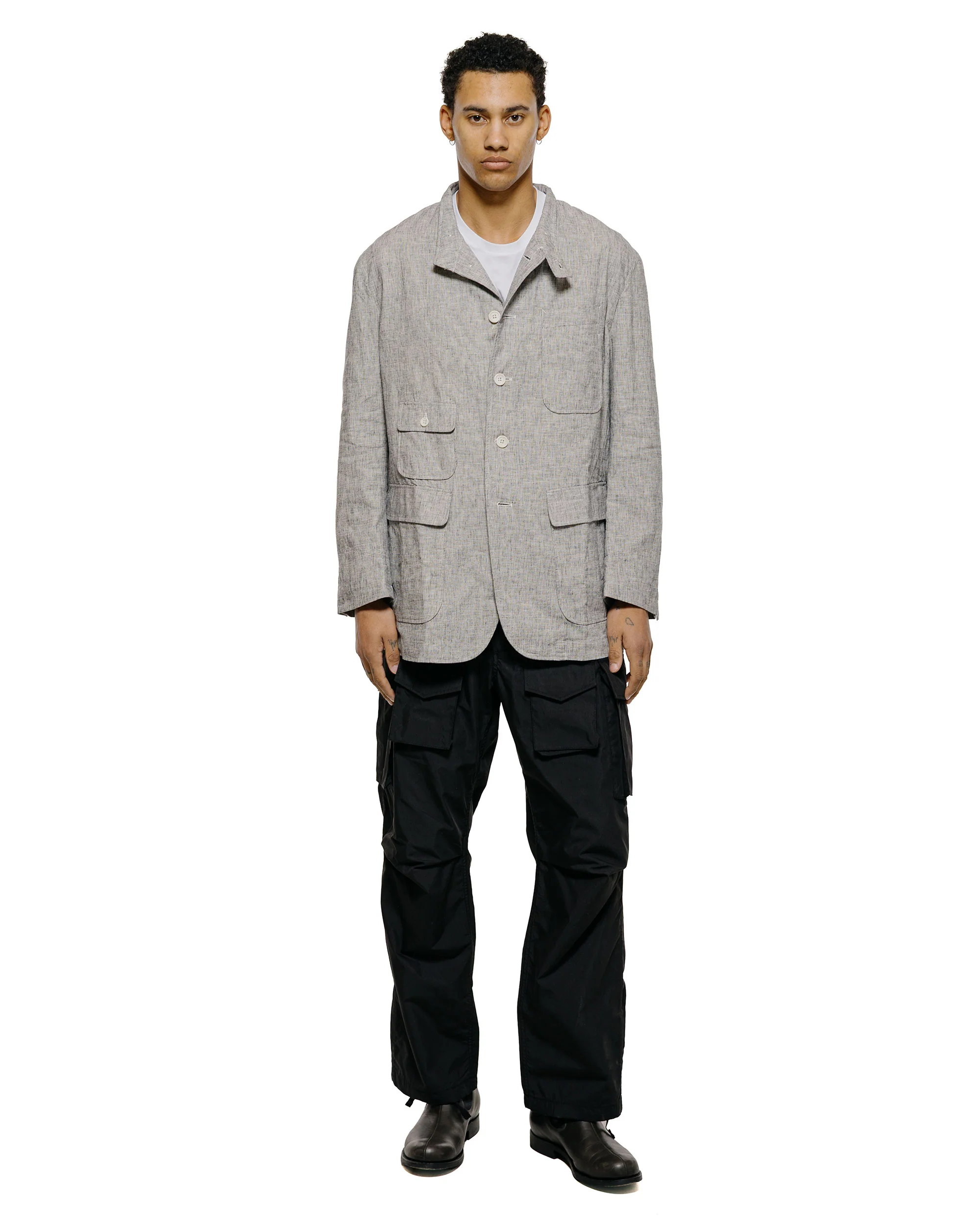 Engineered Garments AN Jacket H.Grey CL Melange - Image 4