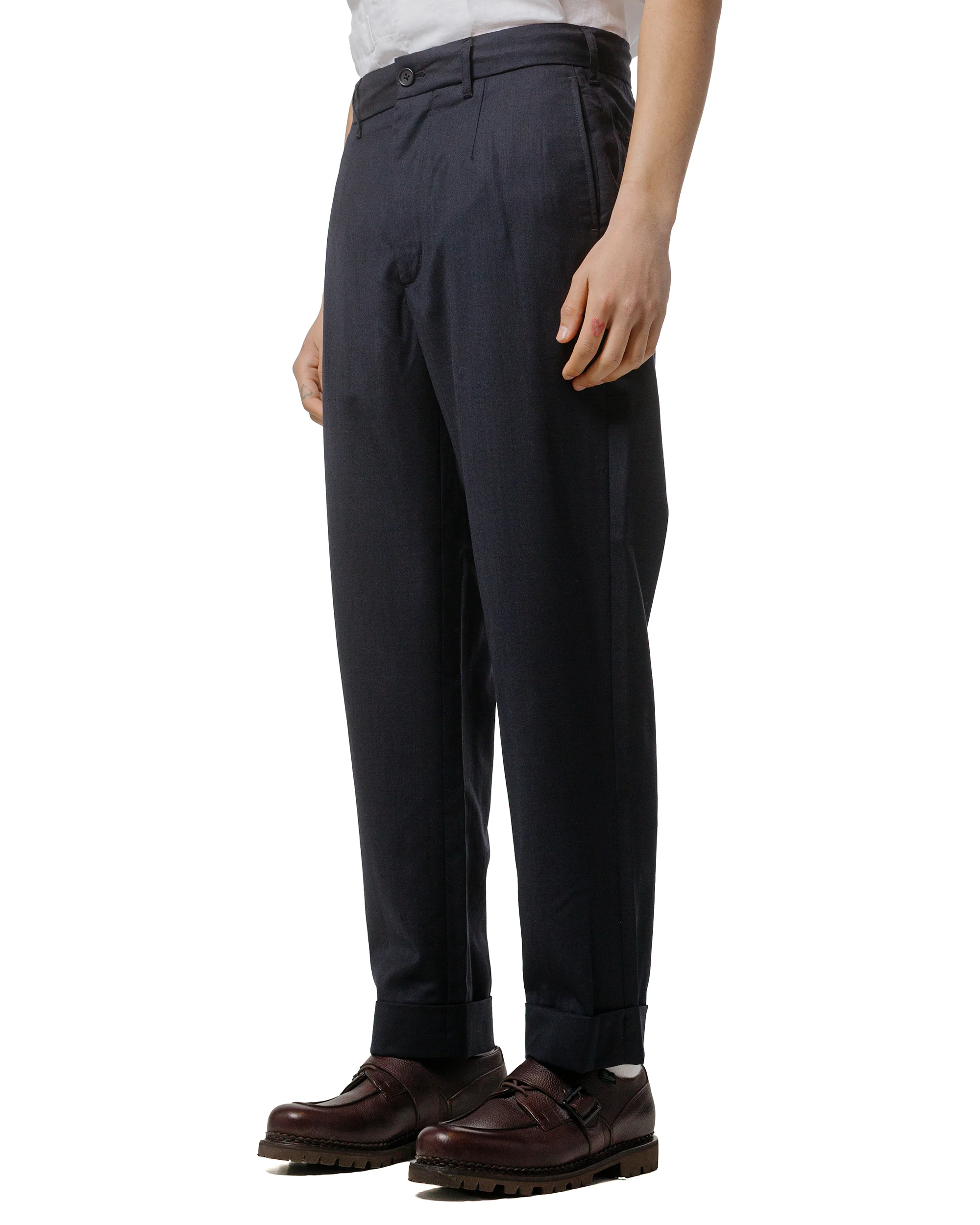 Engineered Garments Andover Pant Dark Navy Tropical Wool - Image 2