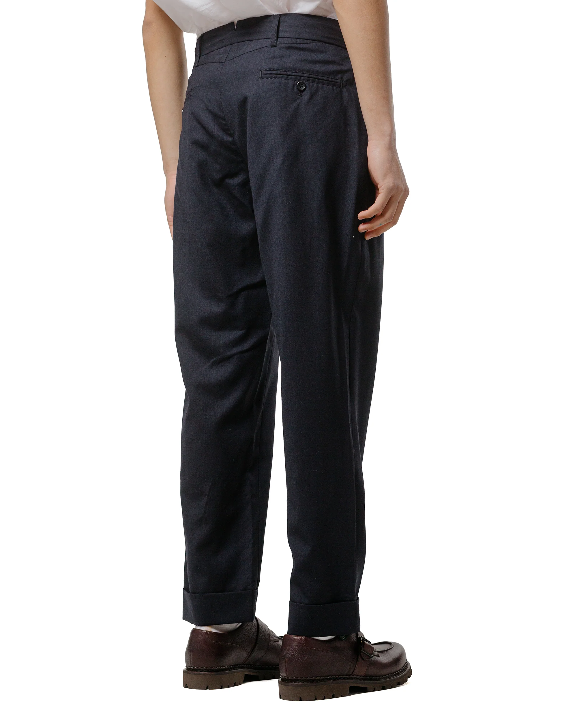 Engineered Garments Andover Pant Dark Navy Tropical Wool - Image 3